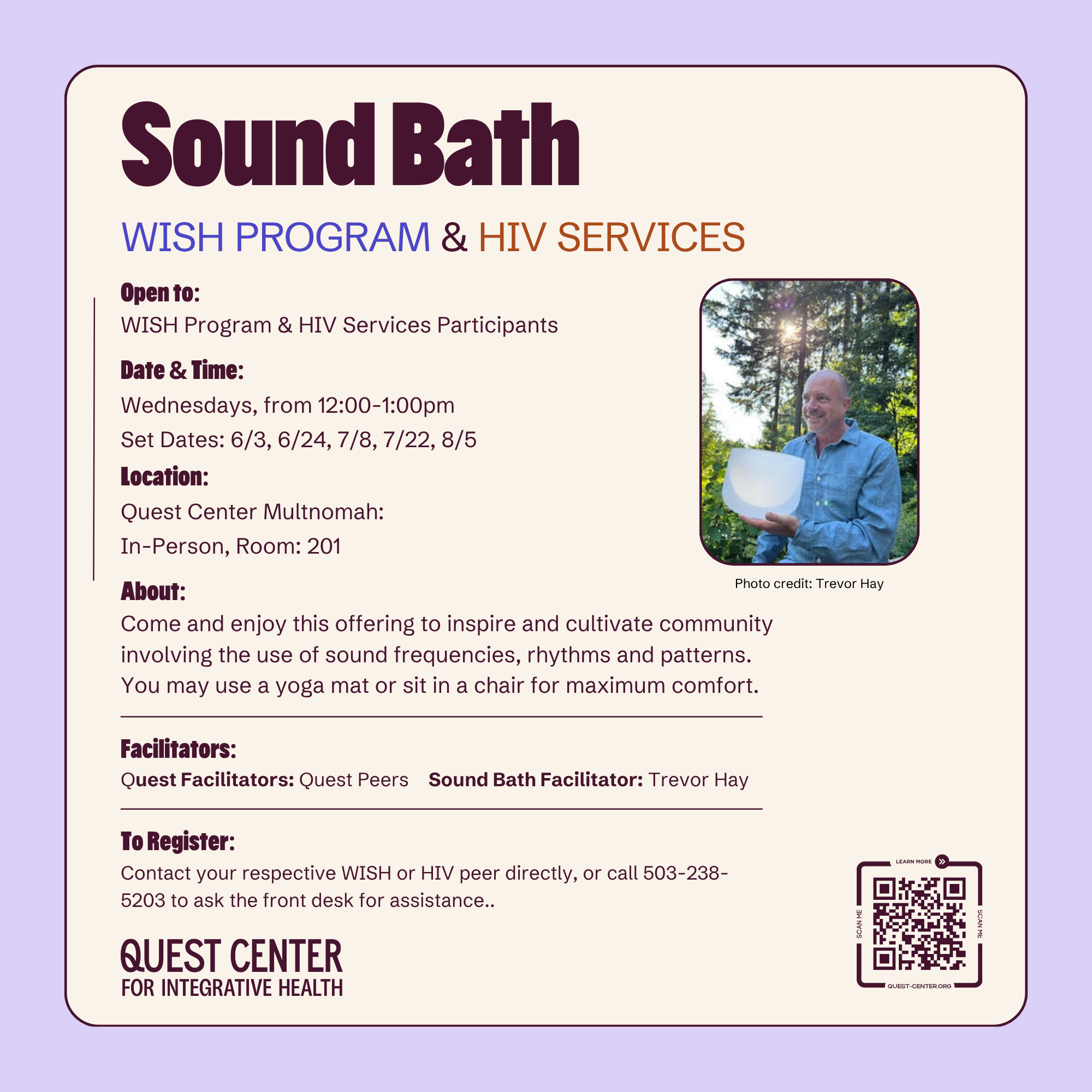 Quest Center Sound Bath