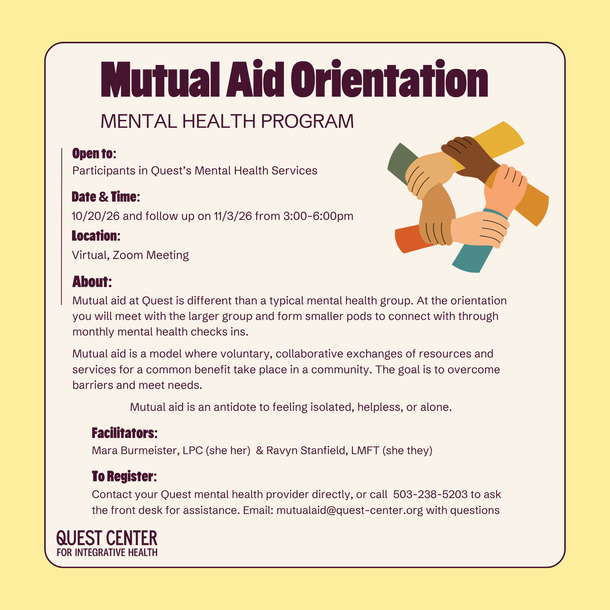 Mutual Aid Orientation