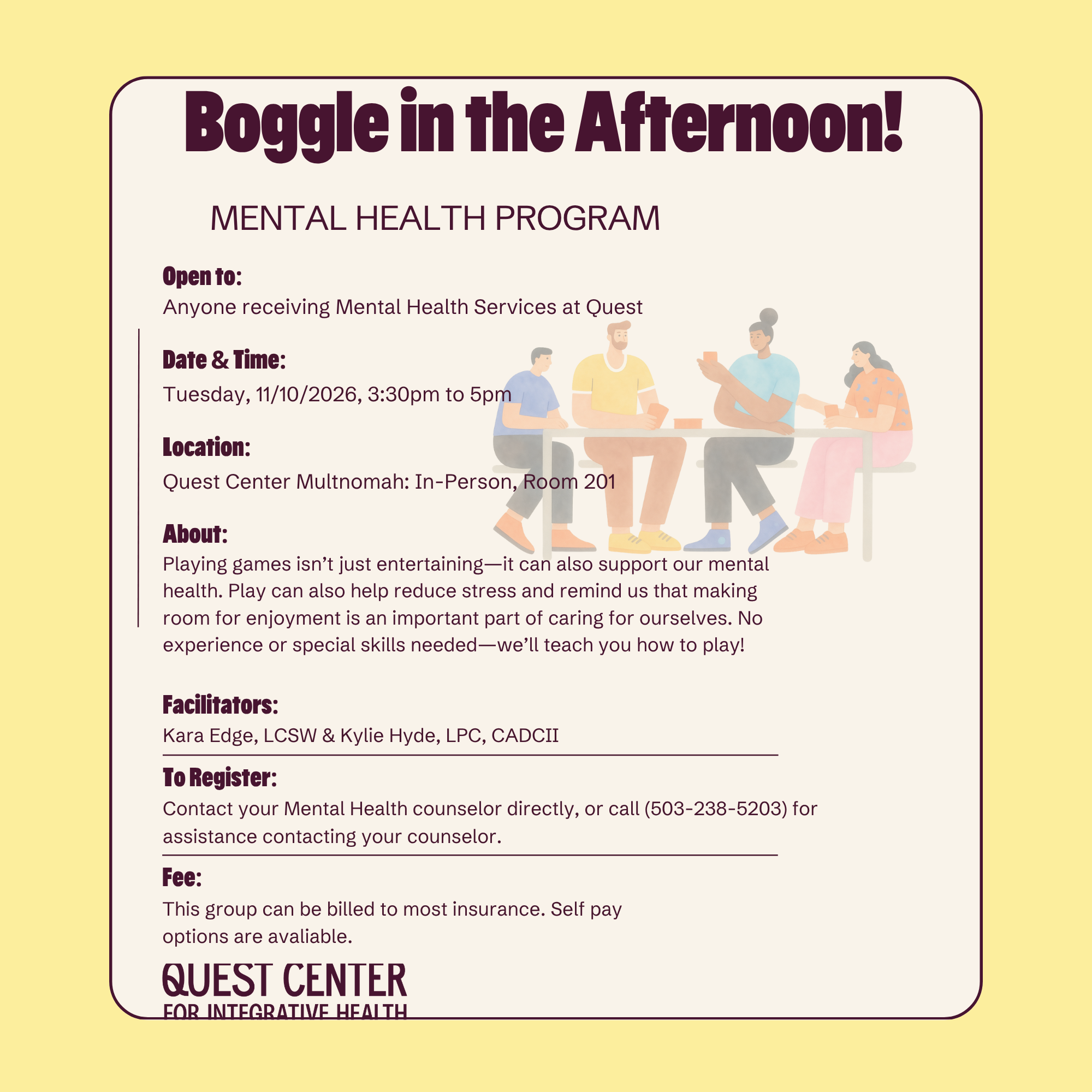 Boggle in the Afternoon!