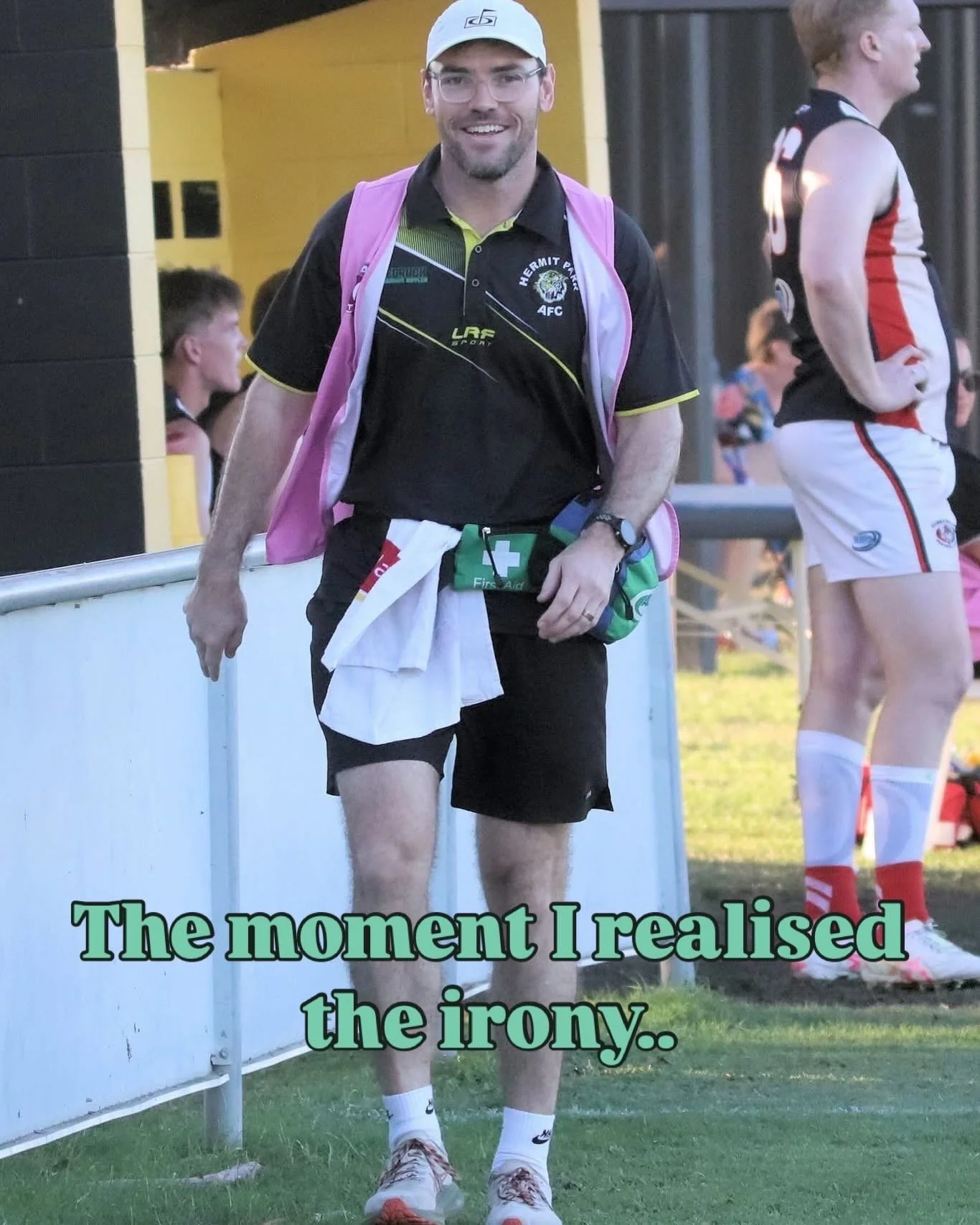Mick McGovern outside the front of the PhysioPM clinic in Pimlico, Townsville