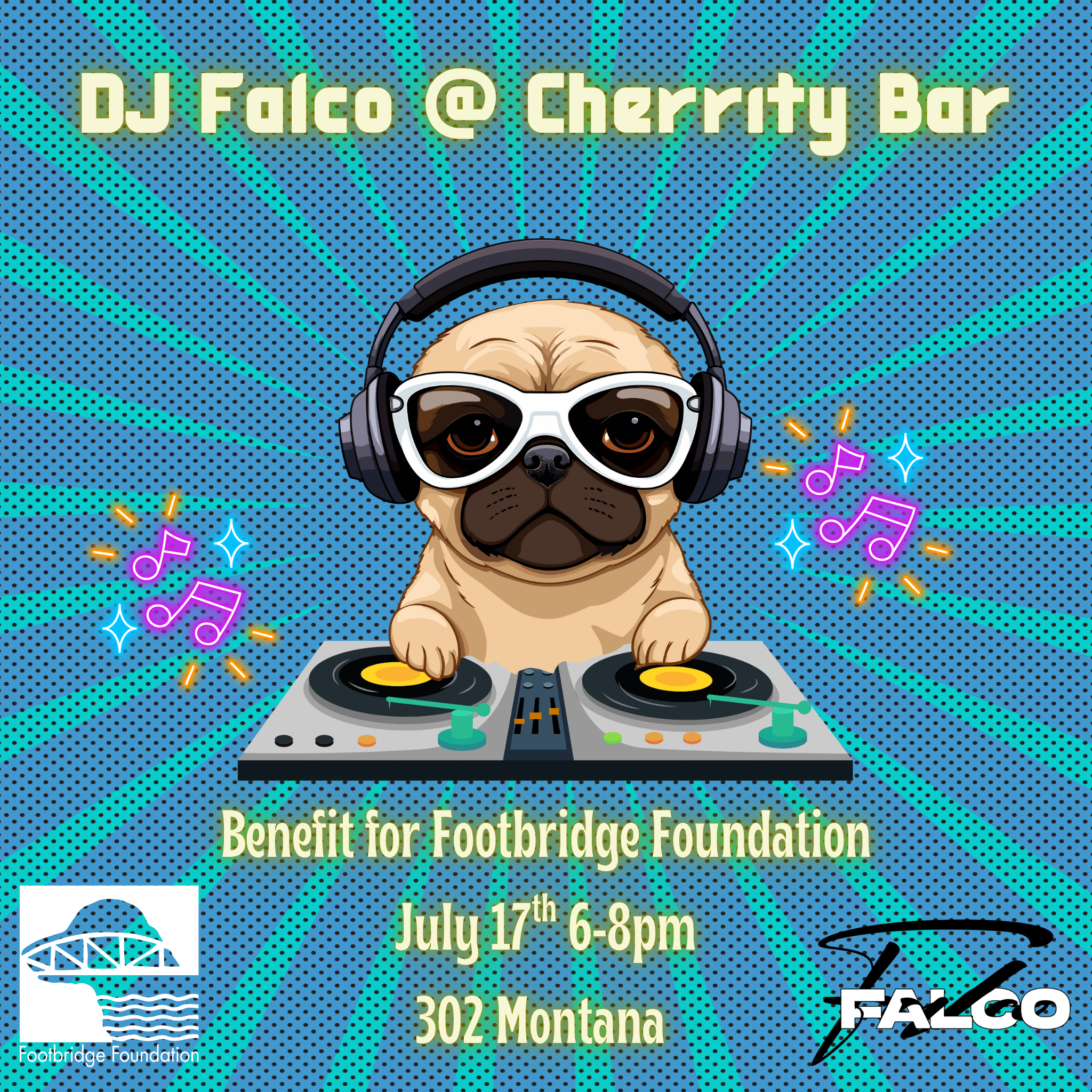 DJ Falco Footbridge Foundation Benefit