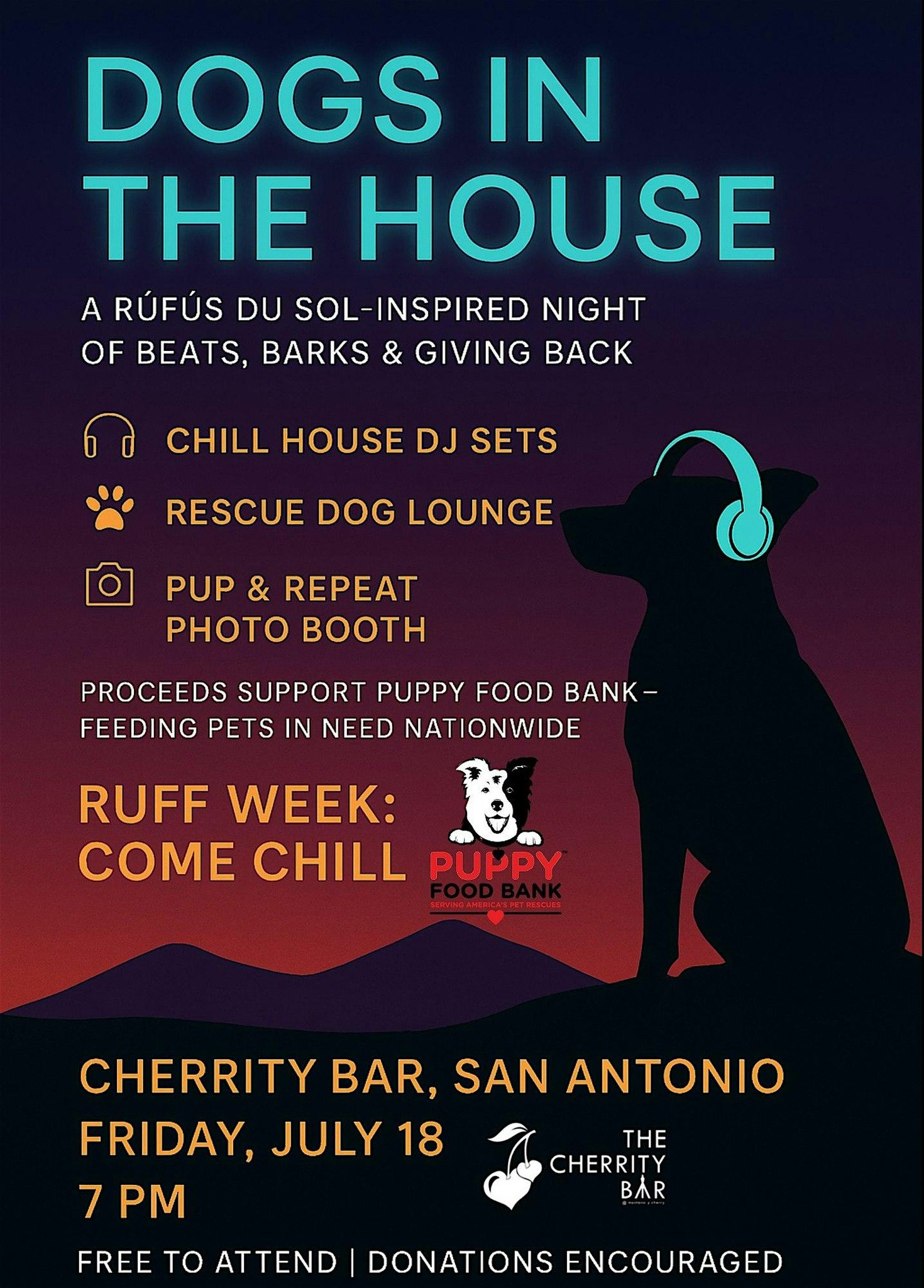 Puppy Foodbank Benefit Event