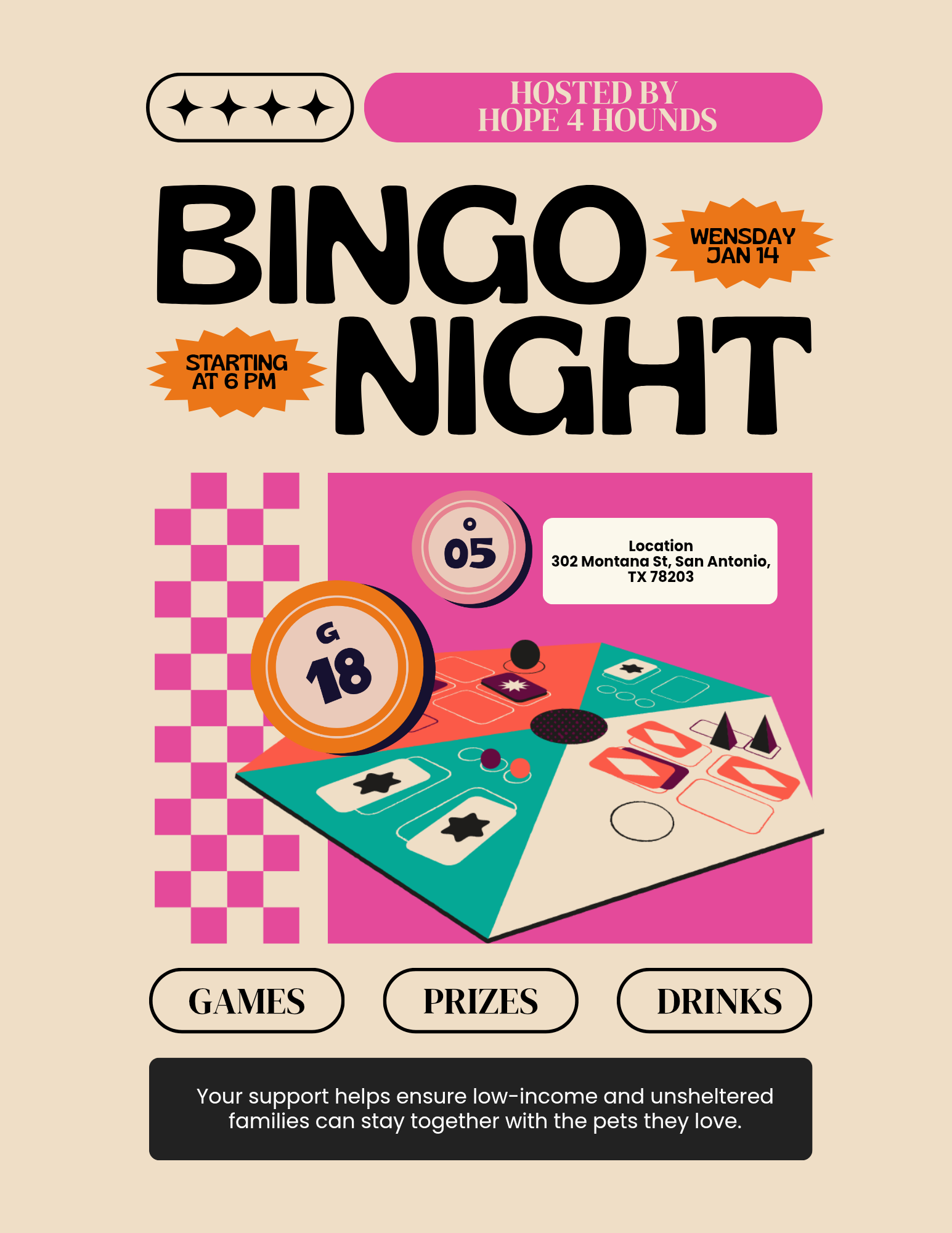 Bingo Night with Hope 4 Hounds