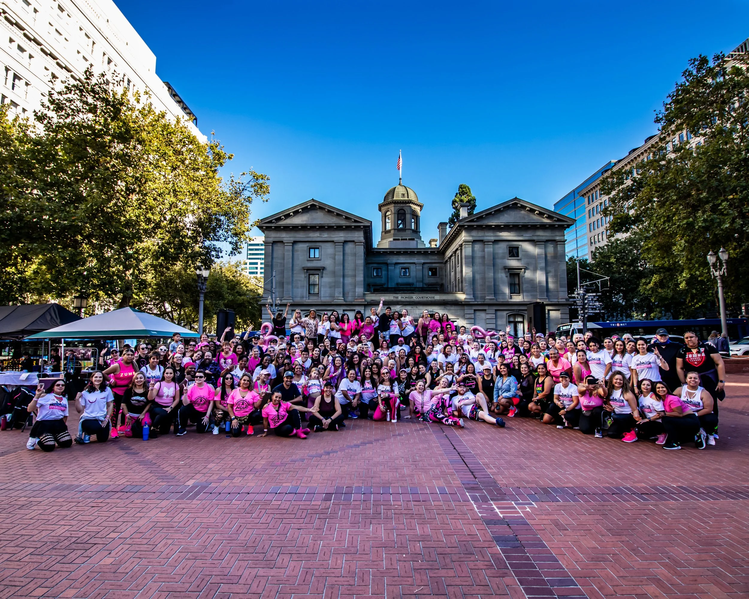 Pink Warrior Party in Pink