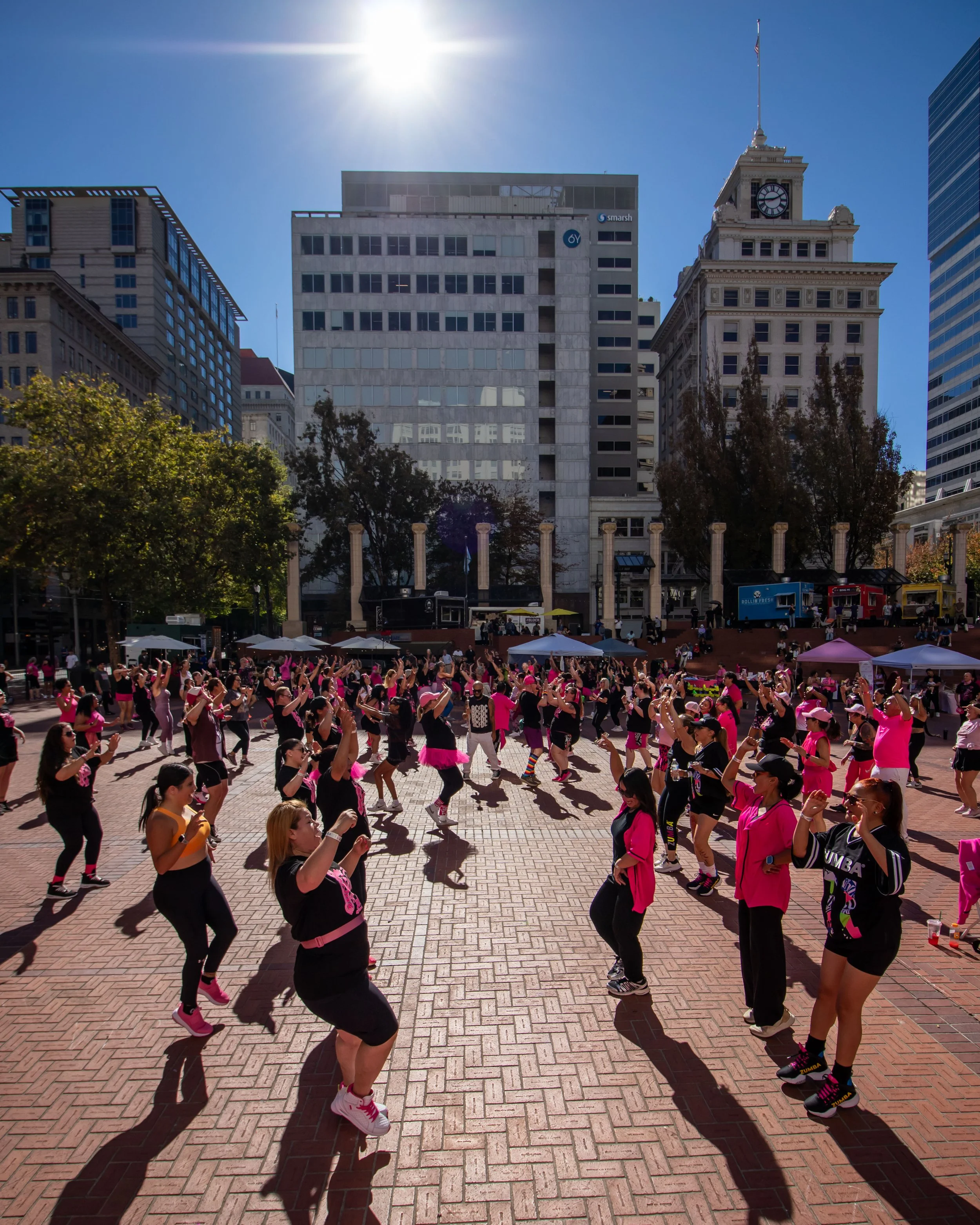 Pink Warrior PDX 2026 Zumbathon - Malaina Kinne Photography