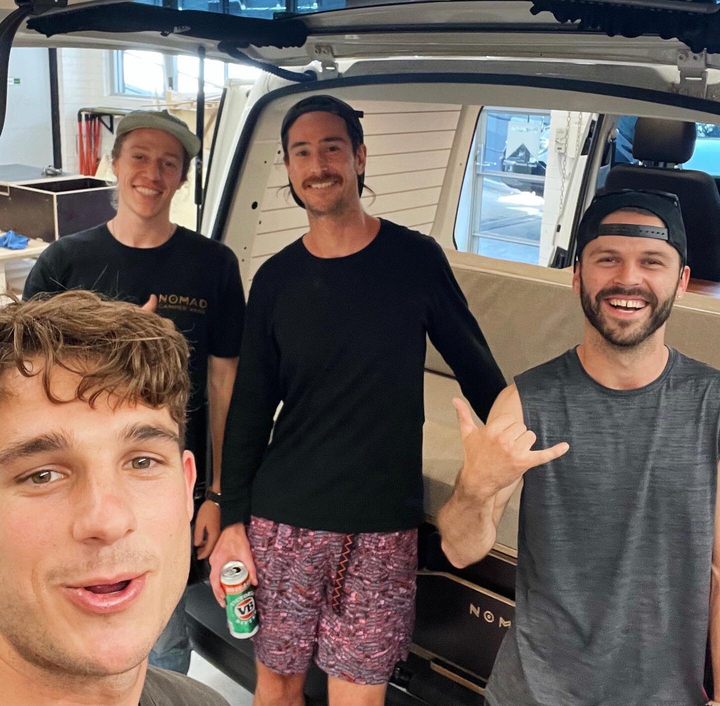 I&rsquo;m grateful for my team, for awesome customers, for getting to build cool things and make people happy! 
Alastair came all the way up from Melbourne for us to build his van and is continuing straight on to adventure wherever the road takes him