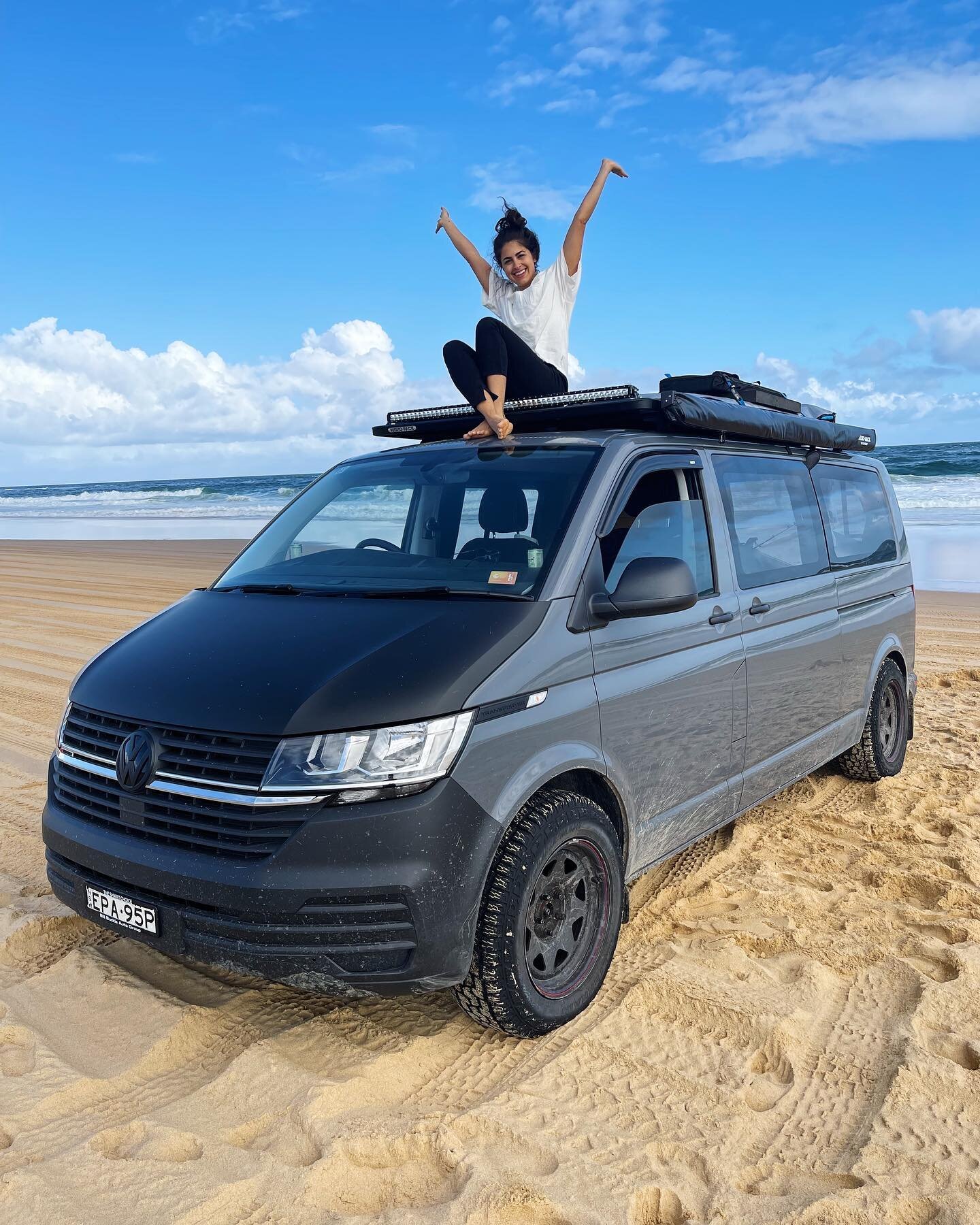 Lots of fun seeing what the latest vans can do! Many surprised and impressed looks and enquiries at the only van on the beach having no trouble in the sand. 

Our Highlander campers come suited for off-road adventure with 4MOTION, differential lock a