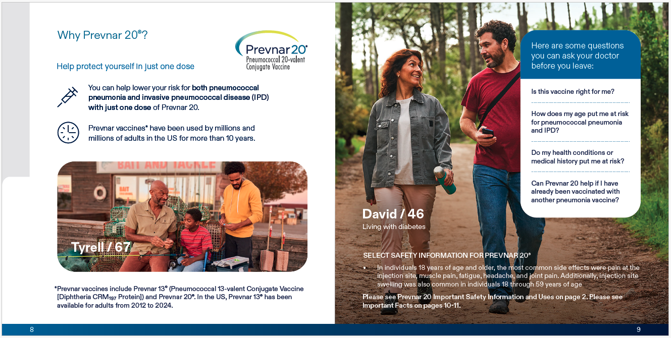 Addressing the risk is simple since Prevnar is just one shot