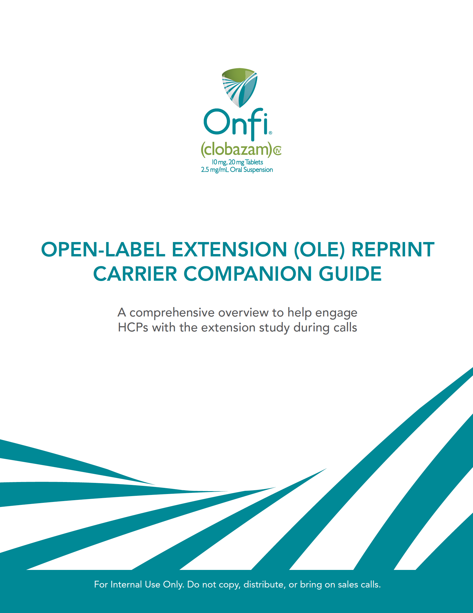 There are very specific ways to discuss and share OLE data with HCPs as a rep. This piece was created to be used as a reference for reps before their calls.