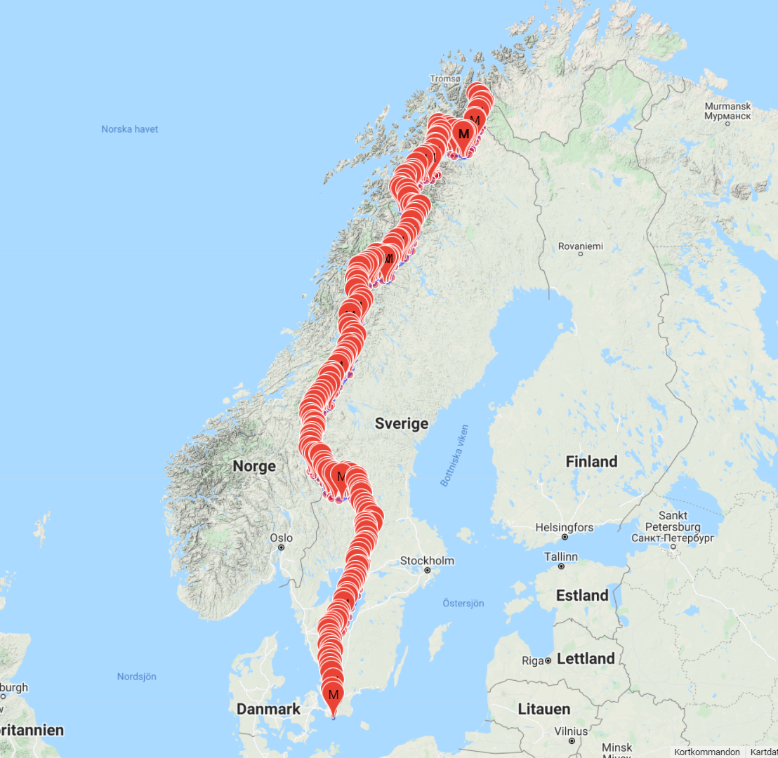 Q&A Thruhiking Sweden: The Route