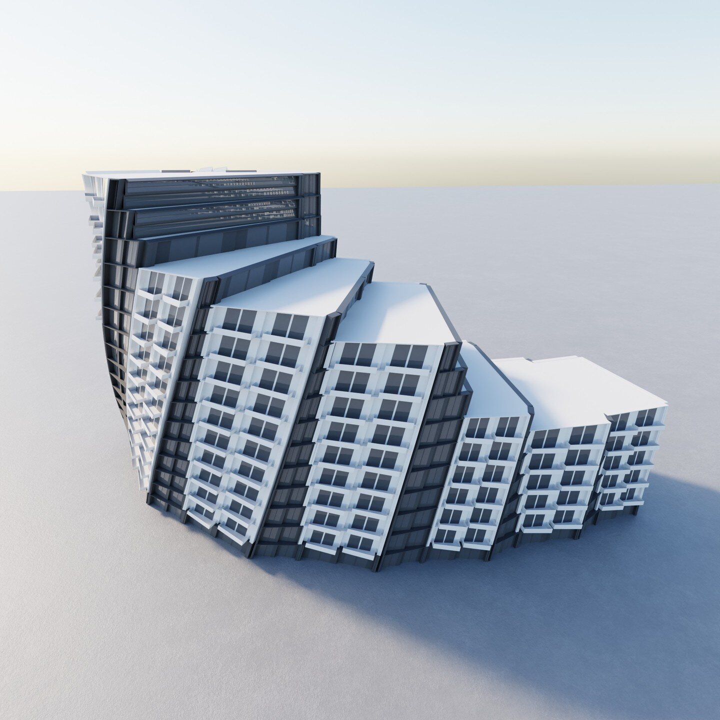 New Course! Staggered Building Forms! The following images show the final result of the course process. The last image shows a part of the overview of the progress

Go to 👉 uhstudio.academy or 🔗 link in bio to find out more. With Blender and Geomet