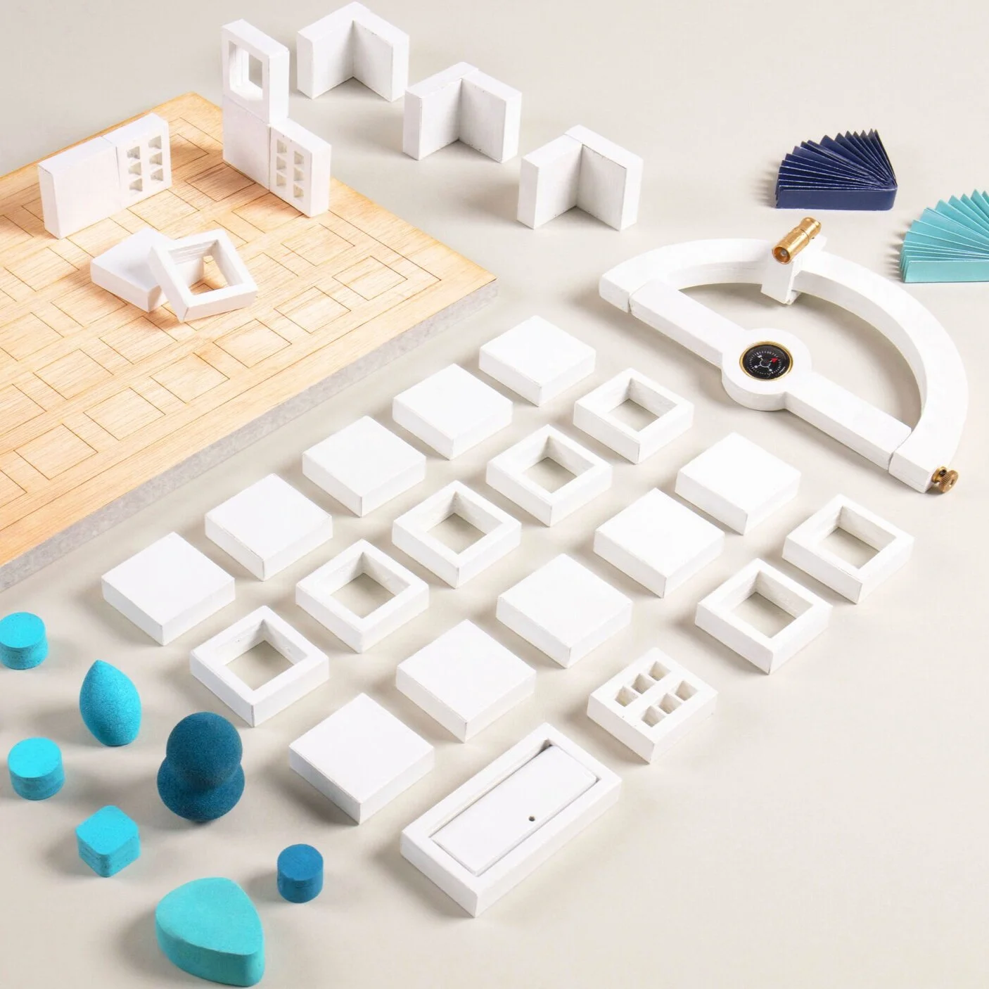 TIDE Hero Image showing TIDE toolkit pieces laid out on a light grey background