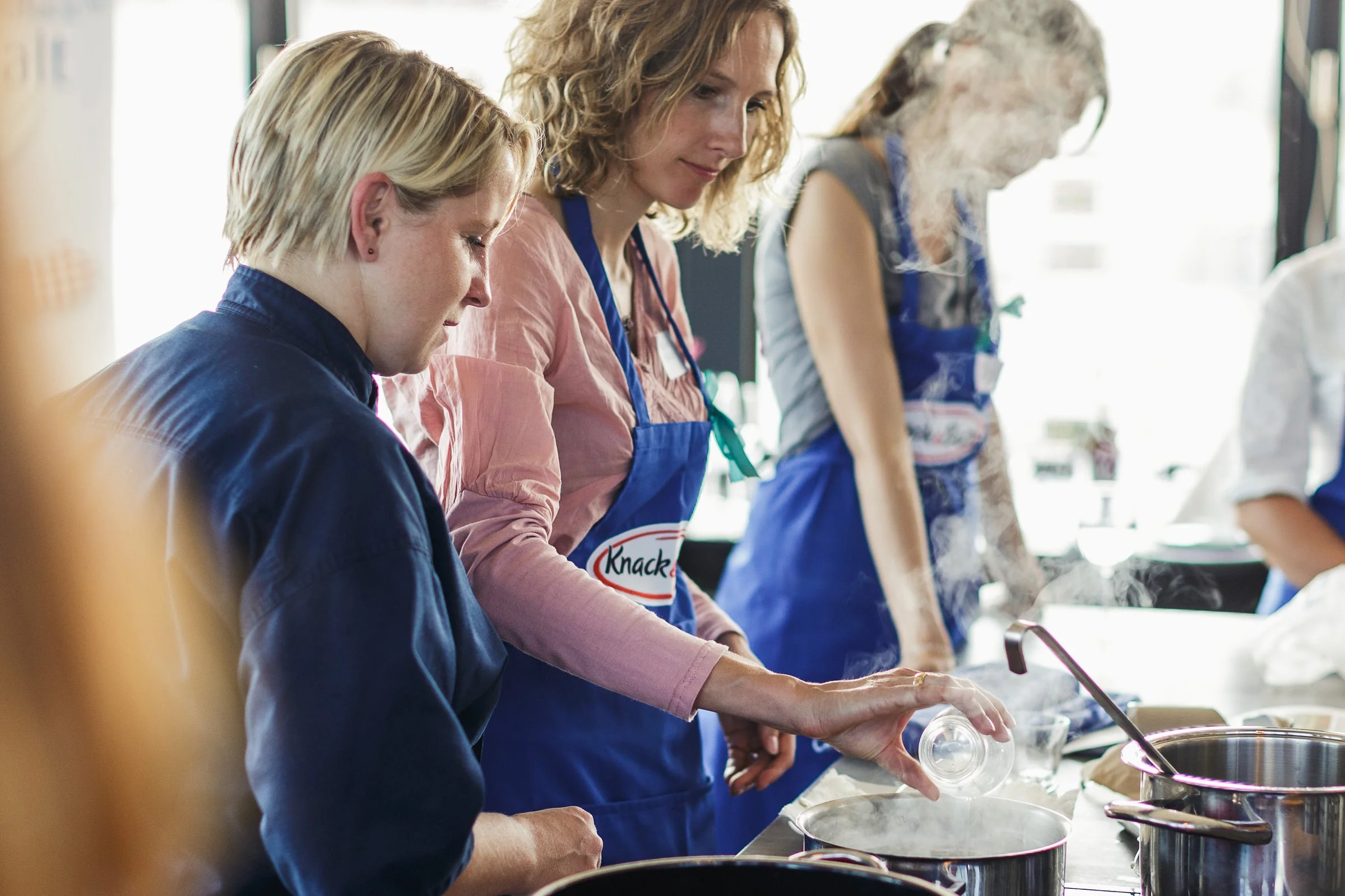 Erklärung bei Kochworkshop