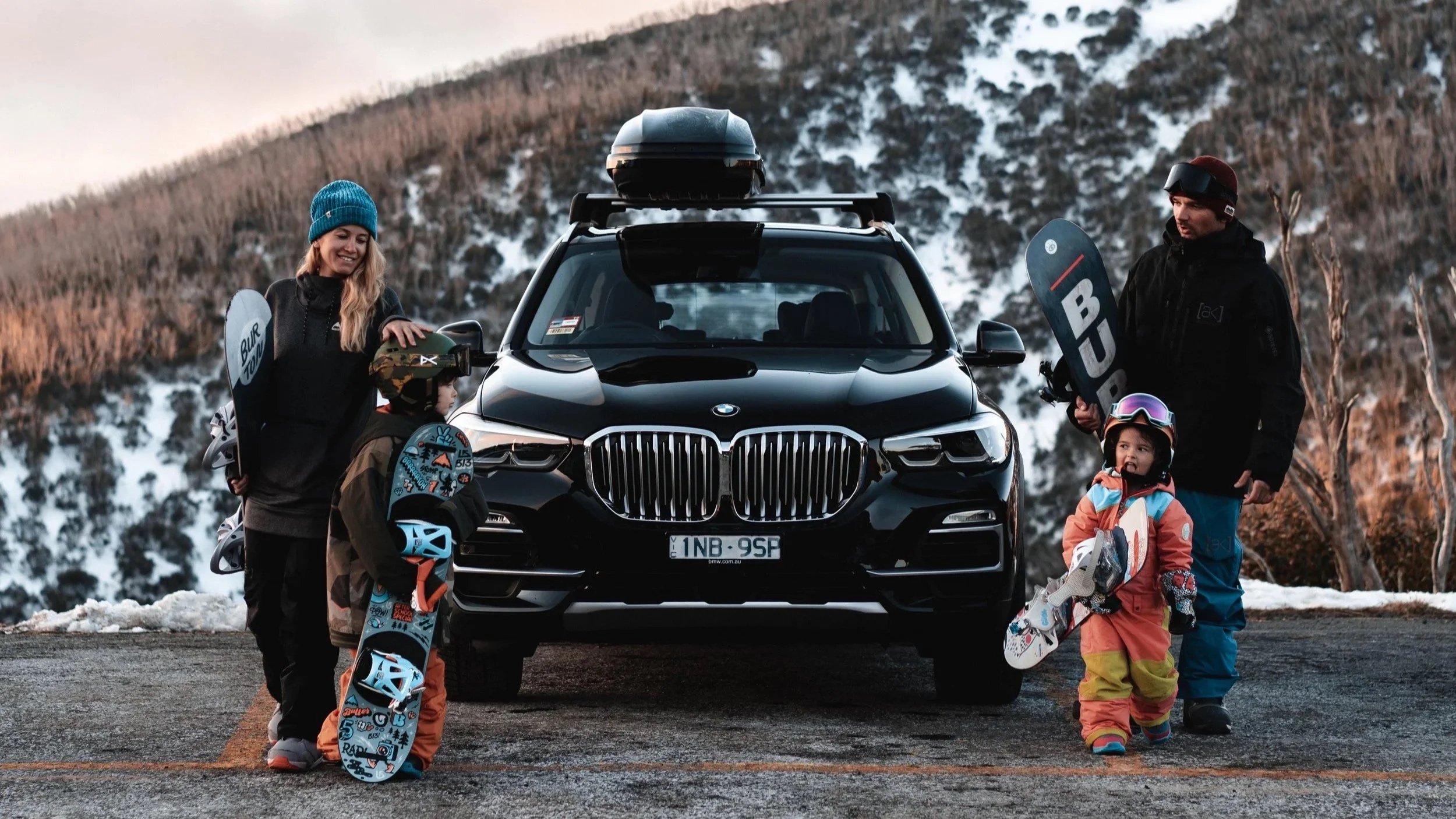 The Grilo's family always adventure to the mountains in their BMW X5