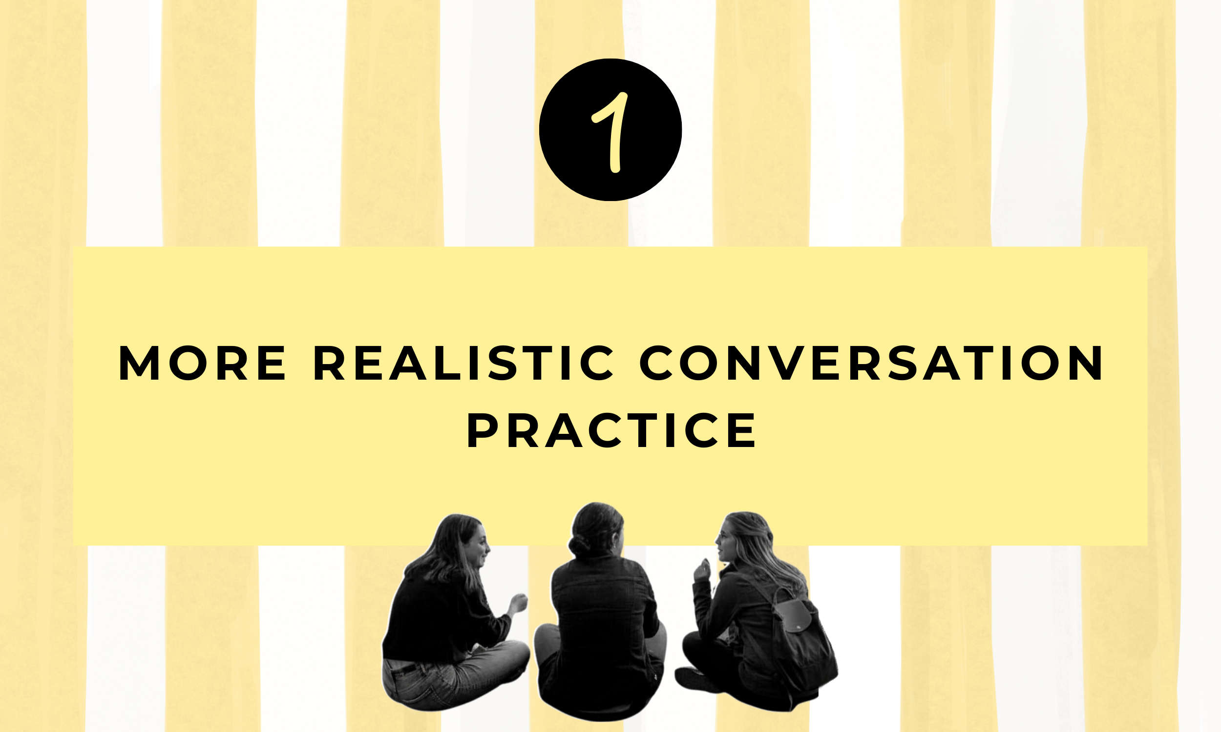 Students practicing realistic language conversation skills for travel and everyday situations in a Wilde Languages workshop.