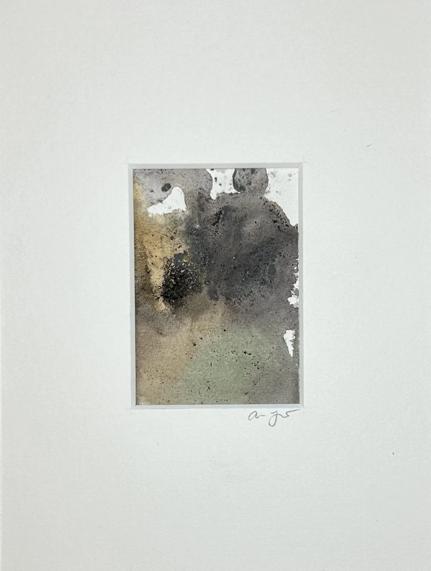 Abstract Natural Ink and Graphite