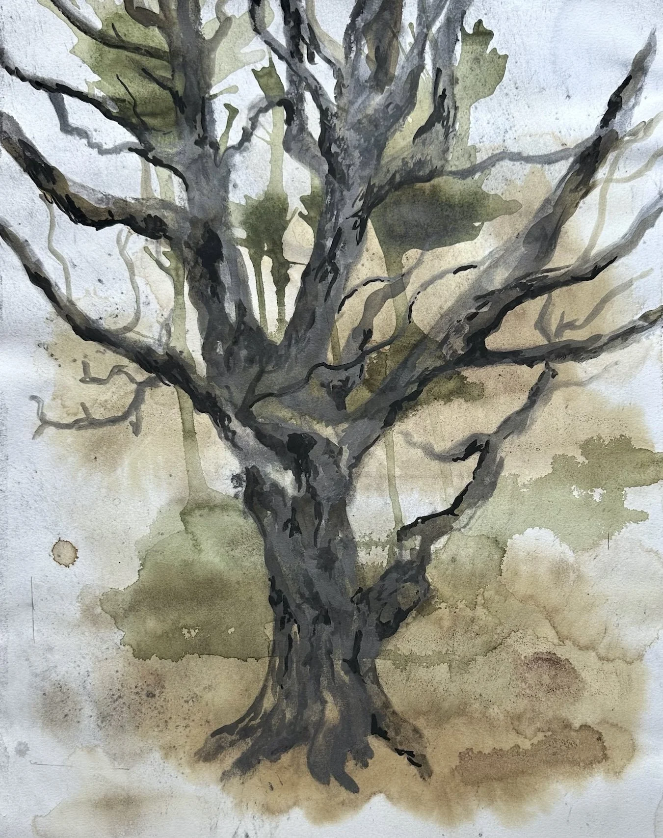Abstract Oak Landscape