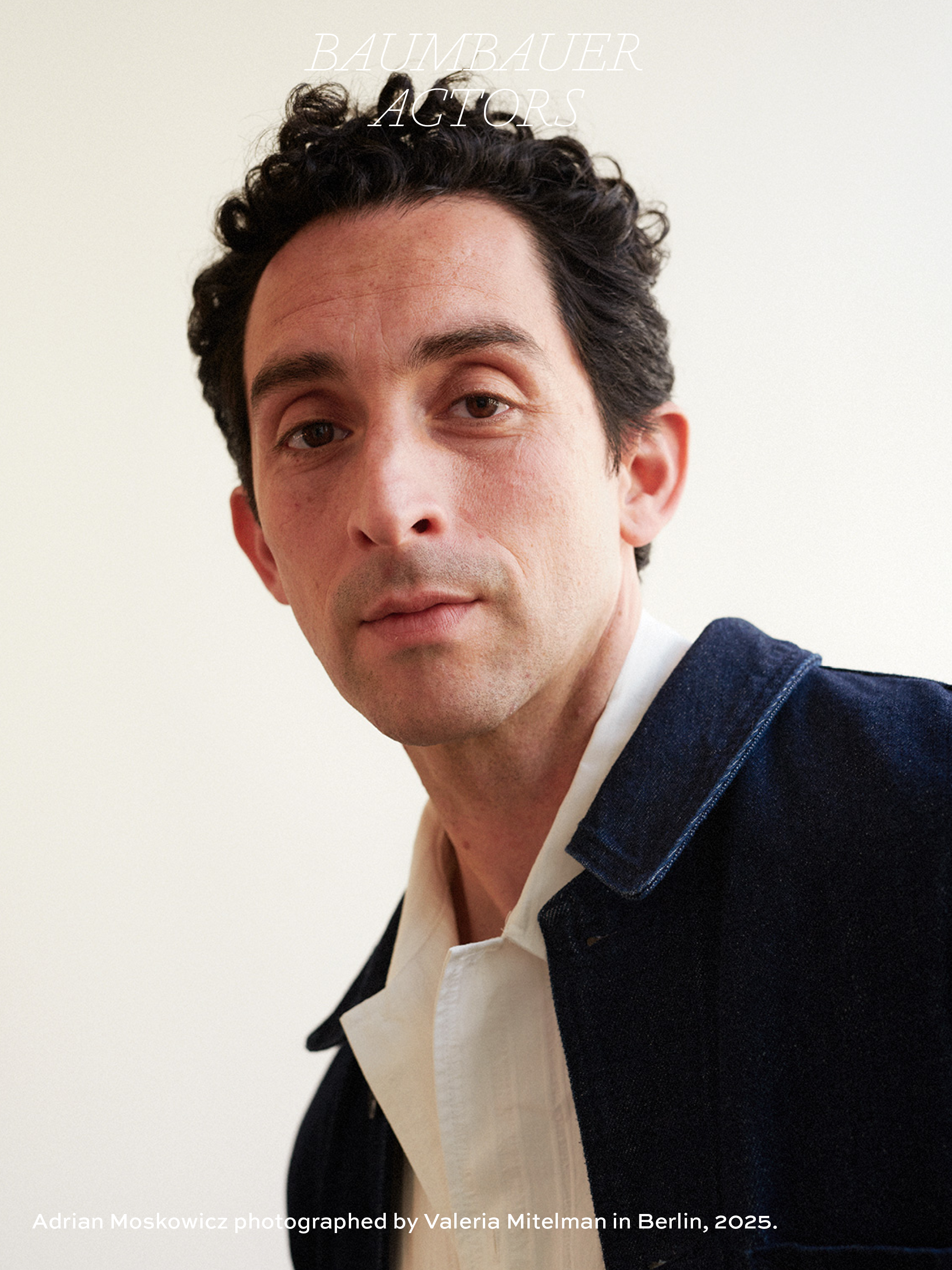ADRIAN MOSKOWICZ has new headshots courtesy of Valeria Mitelman arriving in your inbox on Thursday, July 10th at 11am EST.