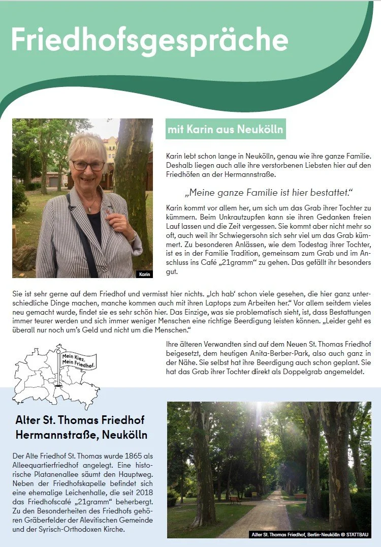 Ausstellung Friedhofsgespräche 