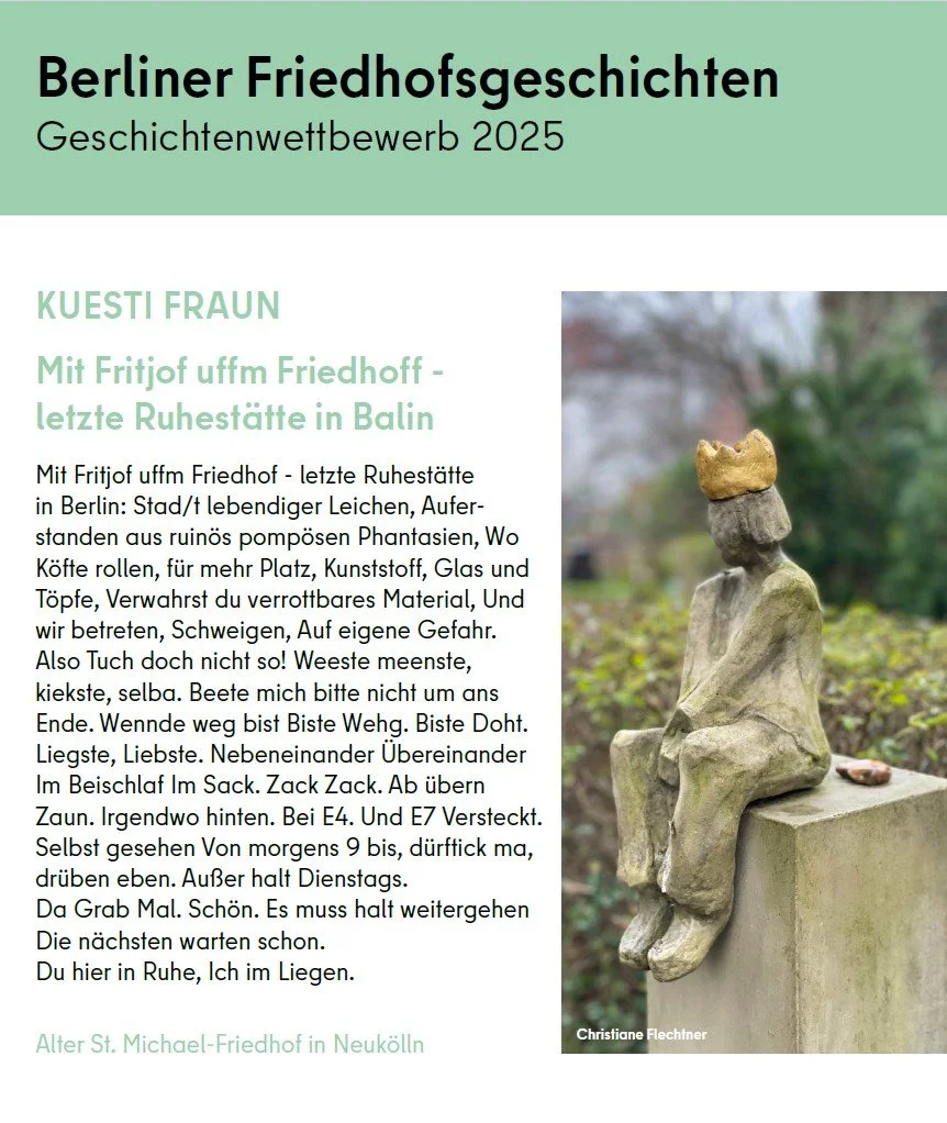 Ausstellung “Friedhofs-geschichten”