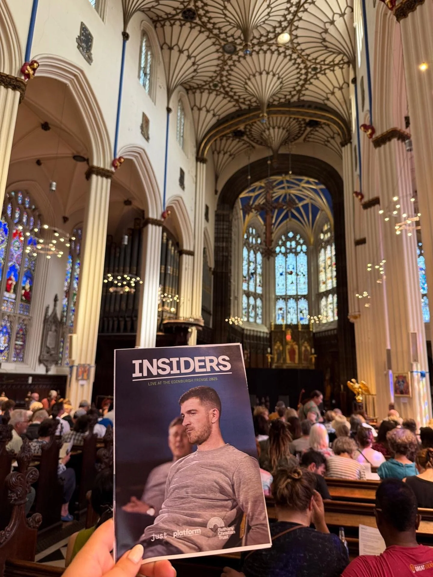 So good to see people going along to Insider. It was packed today! 🎭
This powerful play, created by our friends at Bethany Christian Trust and Platform with Scottish prisoners, is full of authenticity, humour and hope.
Still time to catch it if you&