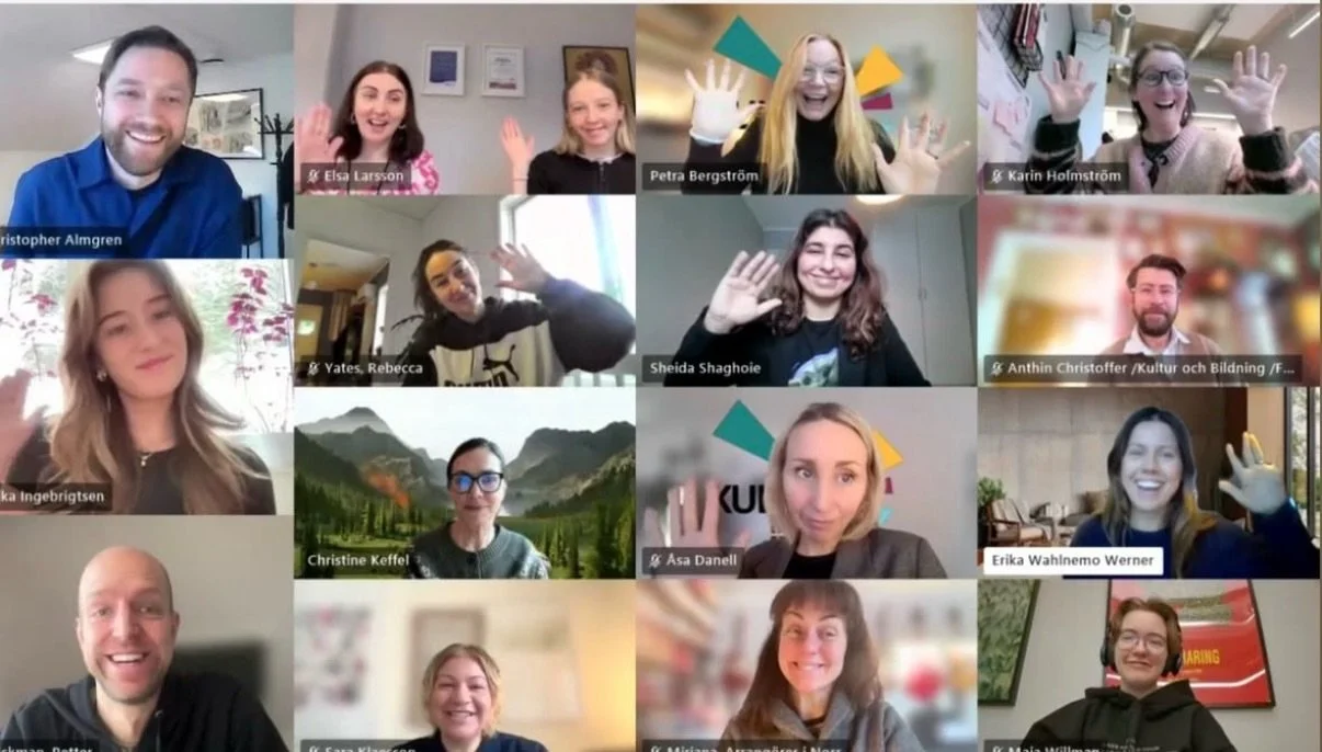Bra start p&aring; veckan!

&Aring;rets f&ouml;rsta m&ouml;te med KulturCrews nationella n&auml;tverk med 12 l&auml;n - fr&aring;n Norrbotten till Sk&aring;ne!