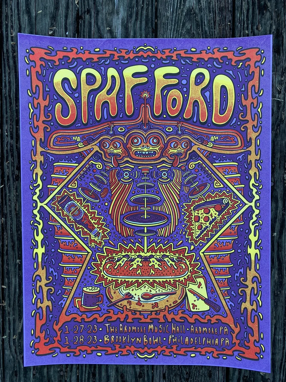 Spafford Philly Poster — Some Saxy Art