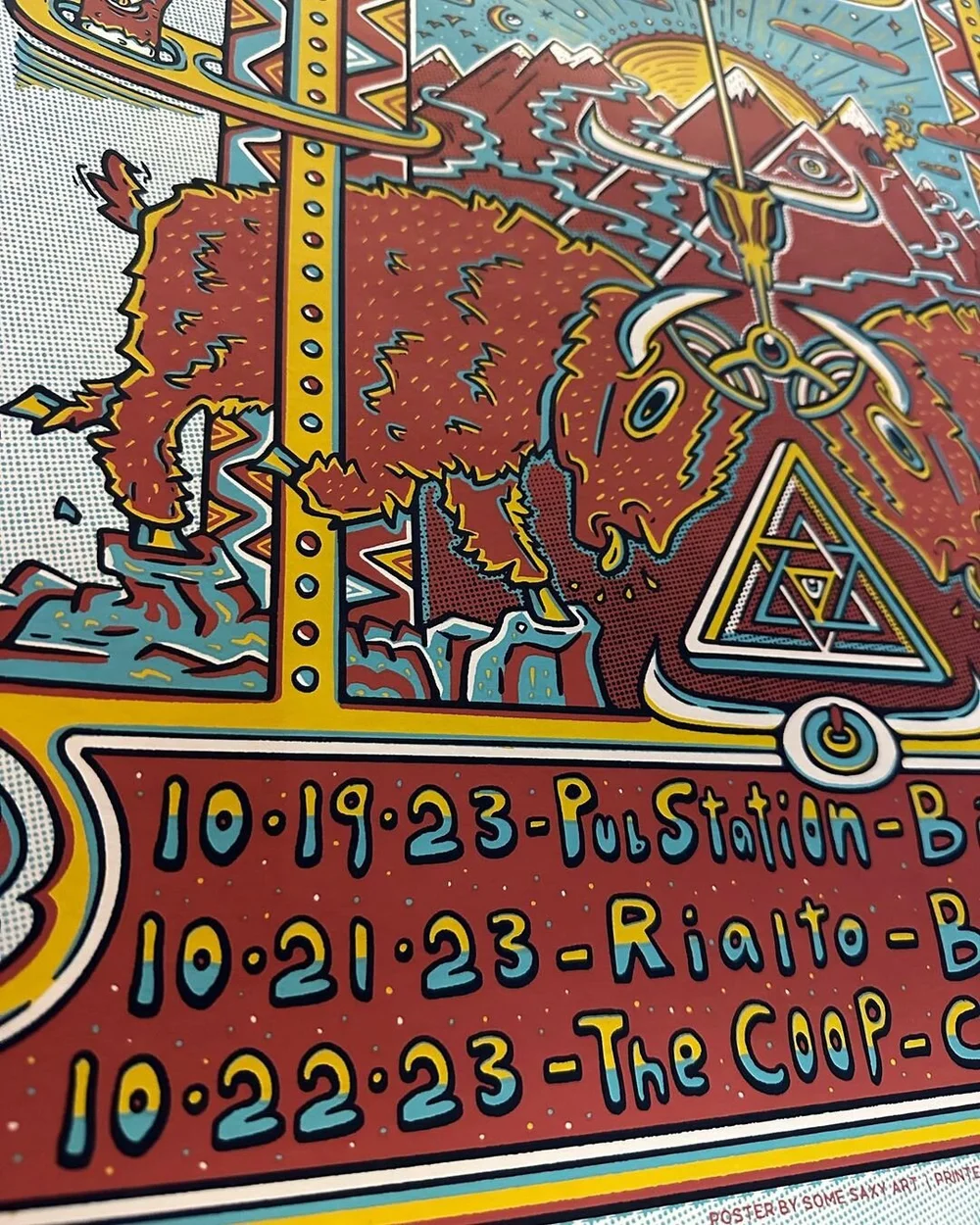Spafford Montana Poster — Some Saxy Art