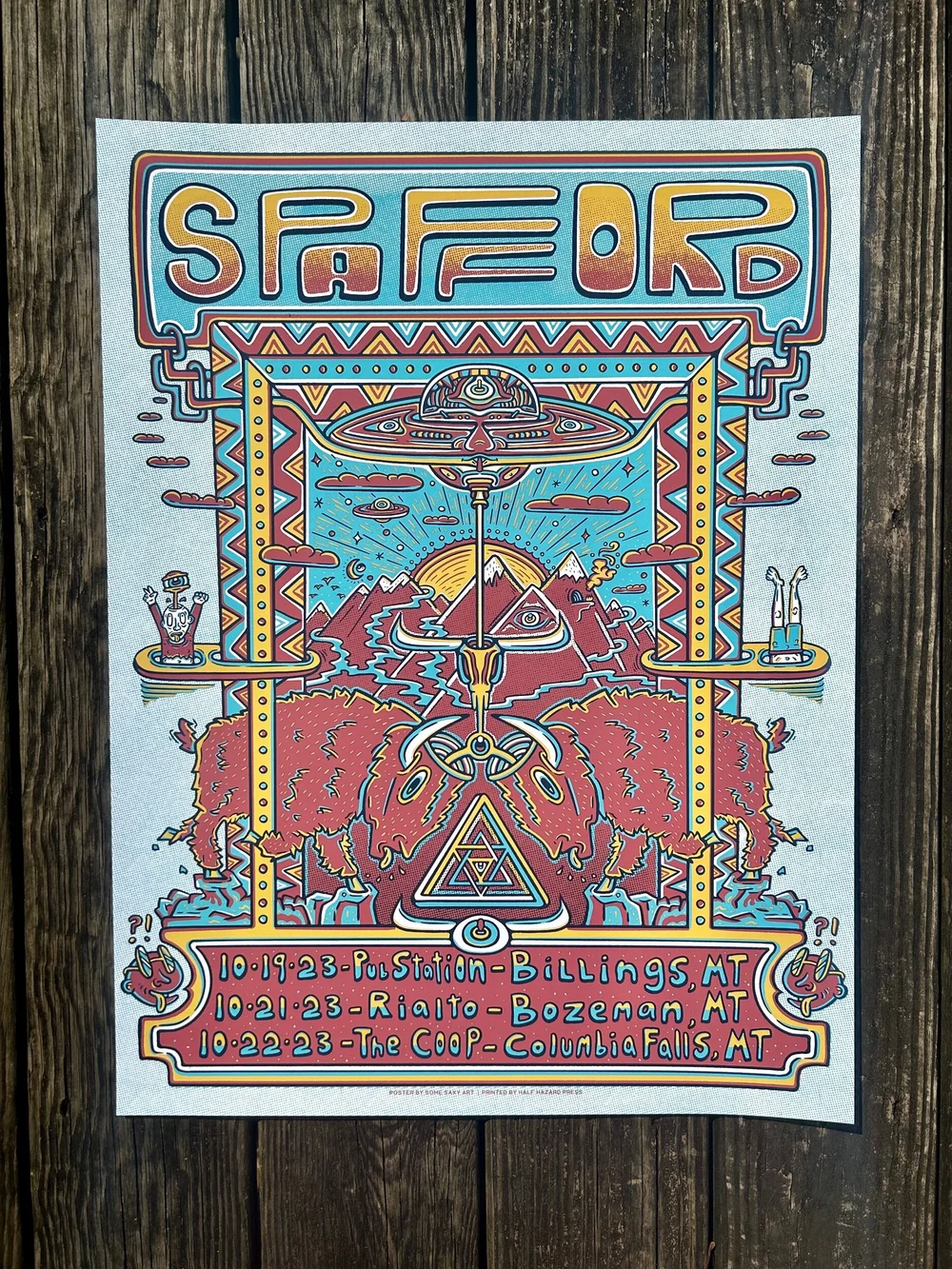 Spafford Montana Poster — Some Saxy Art