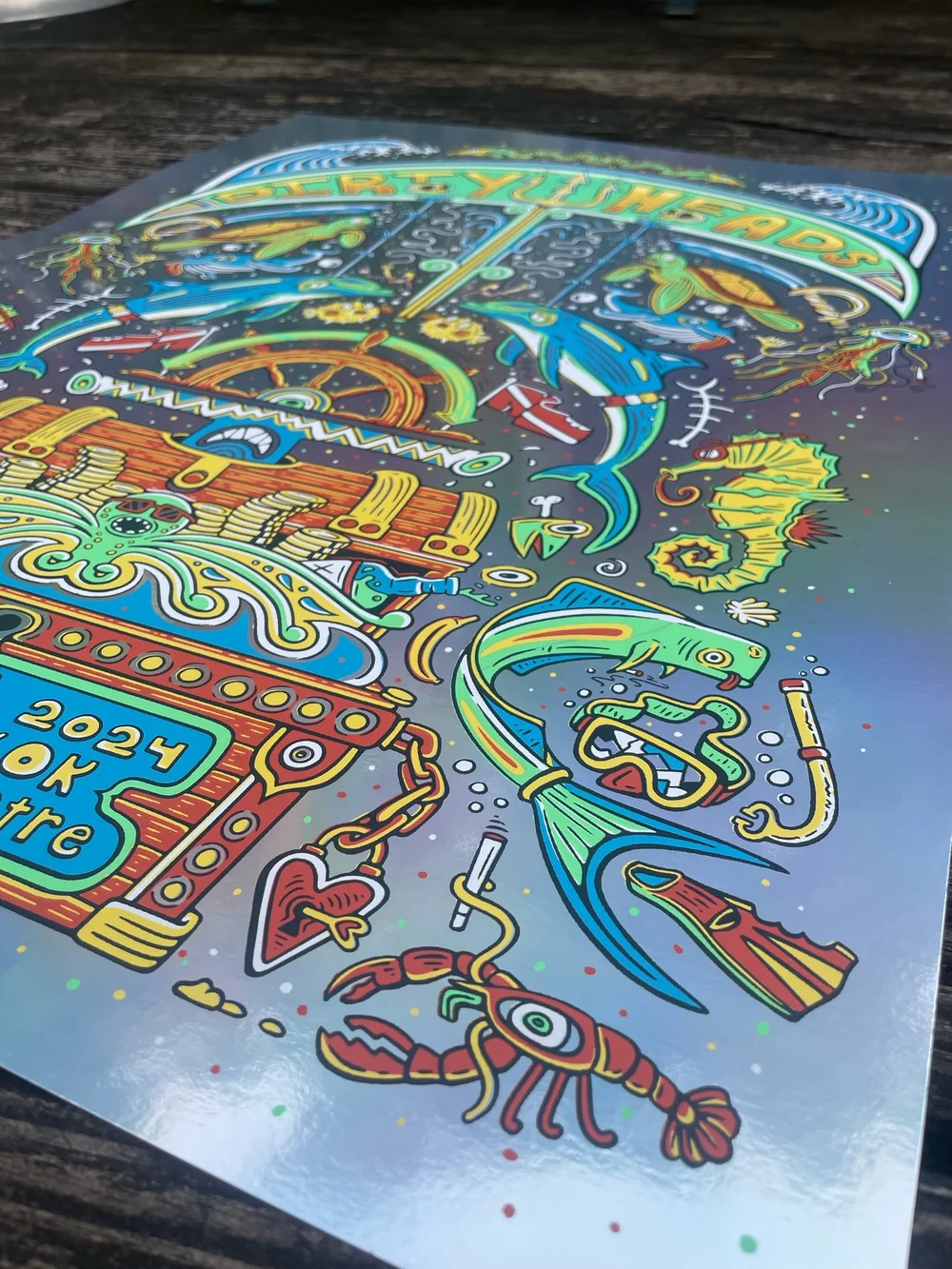 Dirty Heads 9/1/24 OKC Poster — Some Saxy Art
