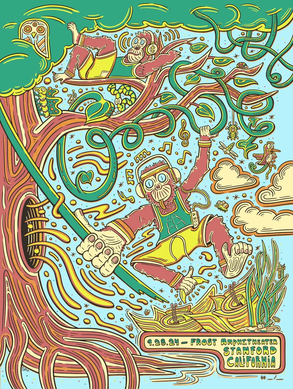 Goose Frost poster 2024 — Some Saxy Art