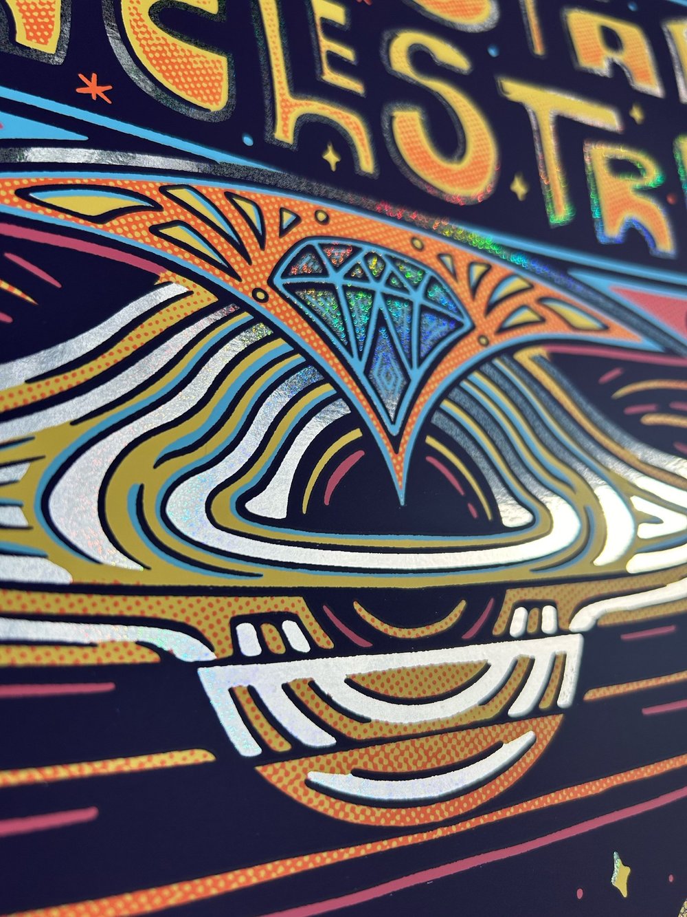 オリ特！！布ポスター EP Dark Star Orchestra Fall tour 2024 poster — Some Saxy Art