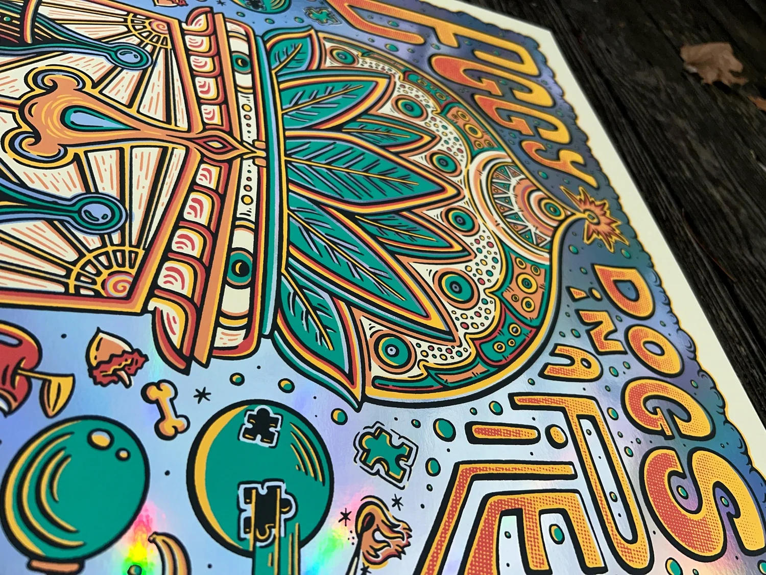 Dogs in a Pile x Eggy Capitol theatre poster — Some Saxy Art