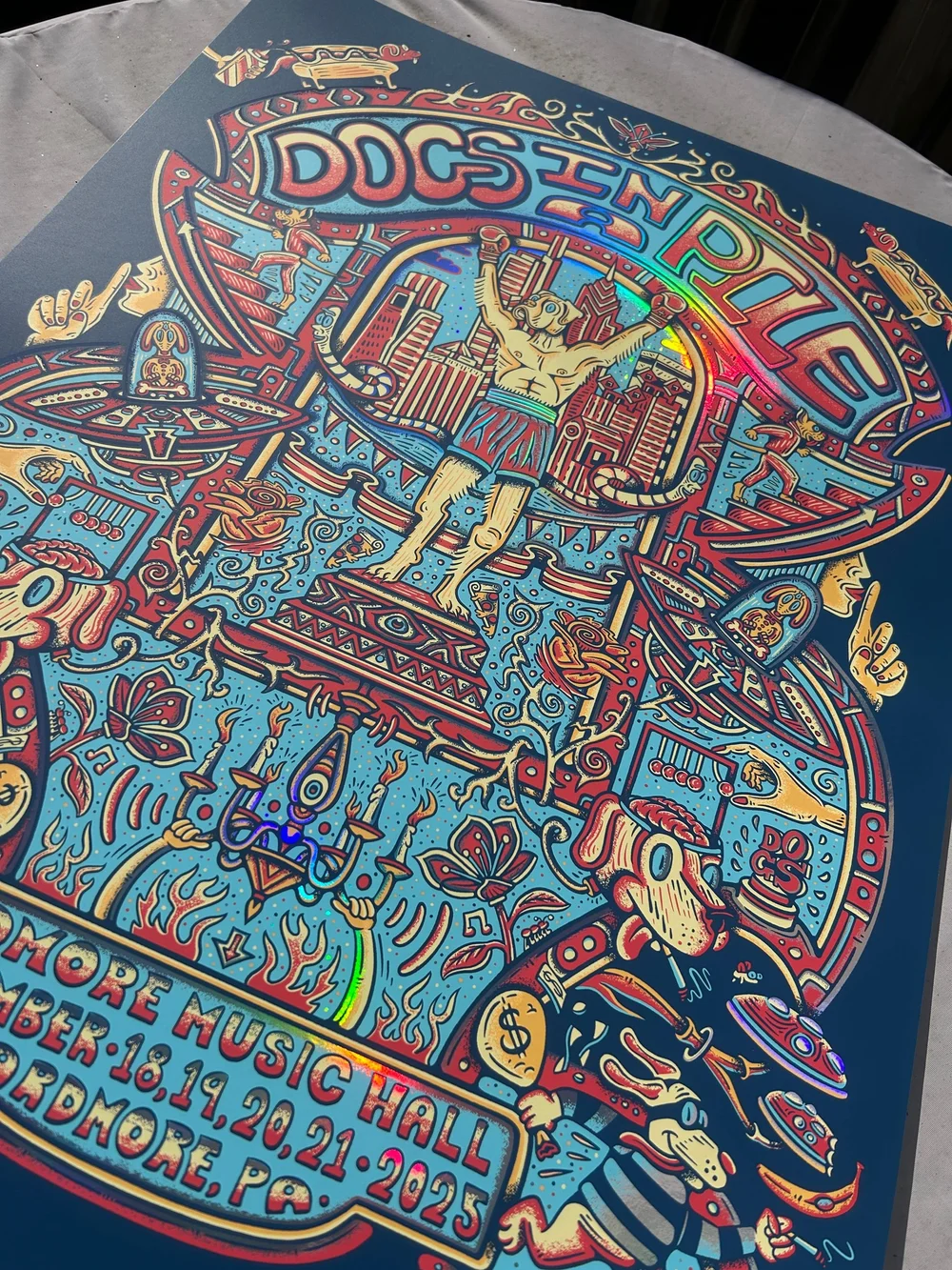 Dogs in a Pile Ardmore Music Hall 4 night run — Some Saxy Art