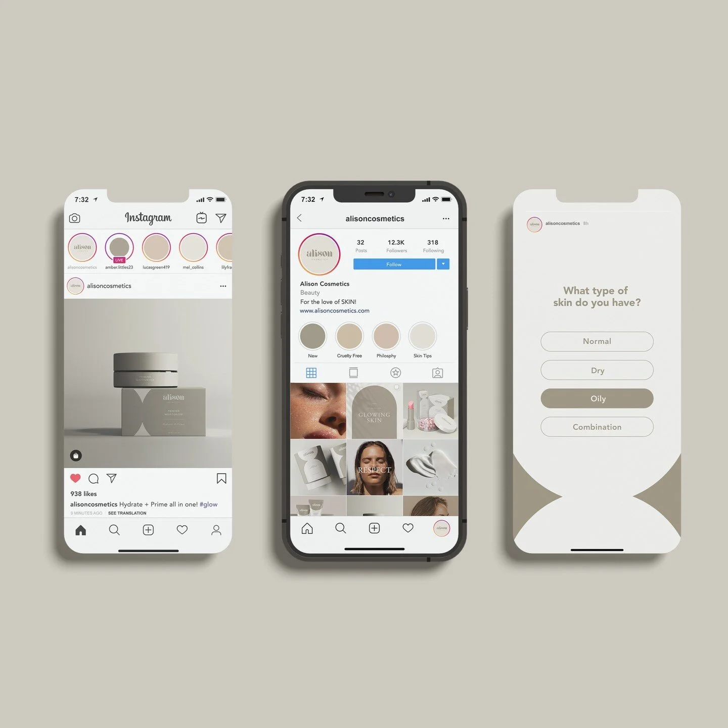 Some Instagram screens for Alison Cosmetics! What do you think?