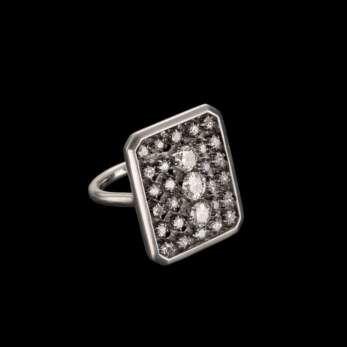 Such a wonderfully satisfying remodel project. This client had an unworn pendant from her mother that was quite heavy and thick from the side (I wish I had captured a better before image!). I loved the setting but found it much better suited as a sli