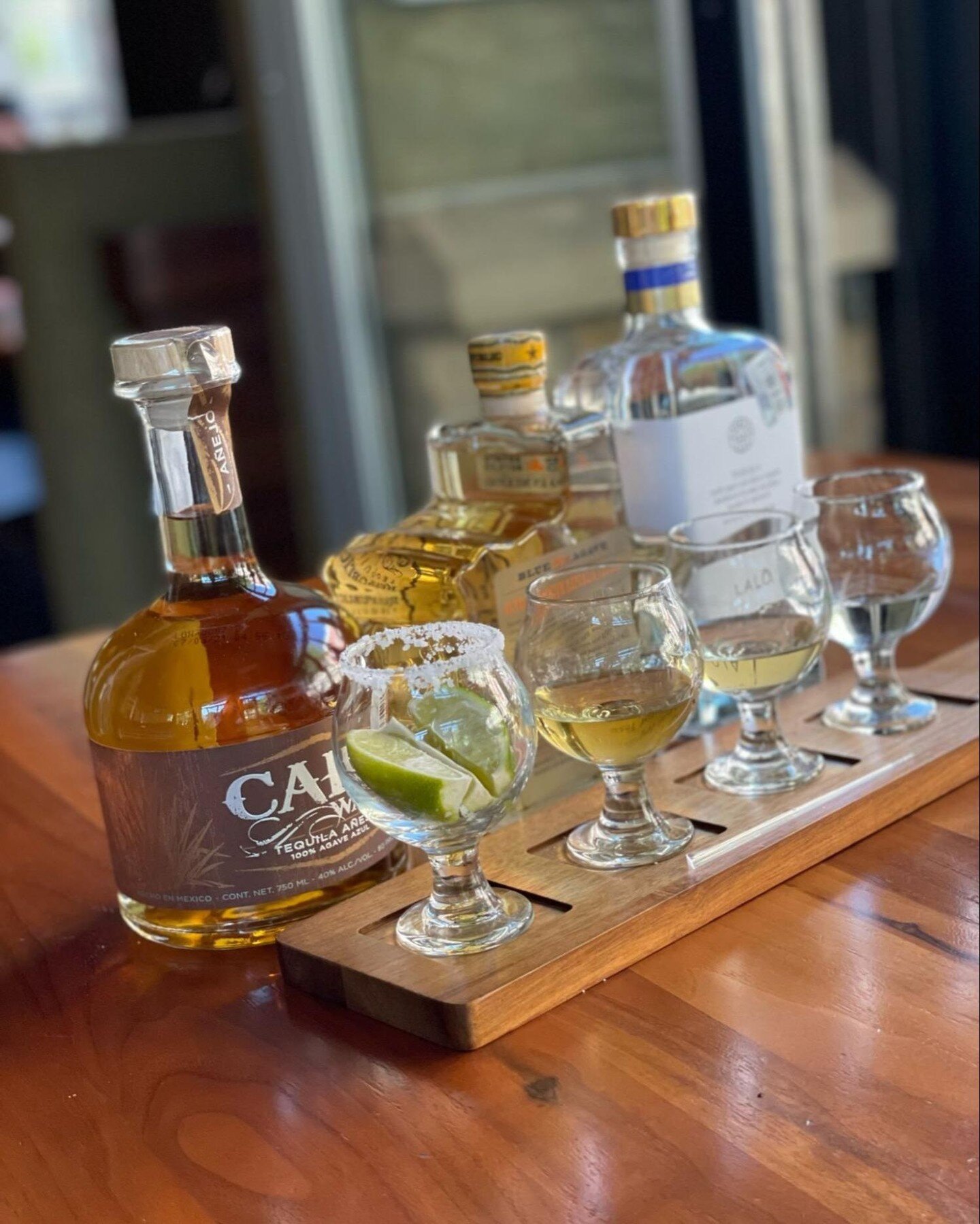 Si, se&ntilde;or- we love this generous pour! Tequila flights are always just right.