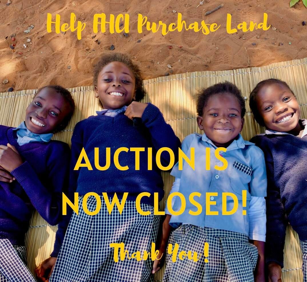 The Auction is now CLOSED! 

Thank you to everyone that has supported and we hope you managed to win your favorite items from the Auction! 

Please email us if you have any further questions about the collection process at admin@fhcizambia.org 

#NGO