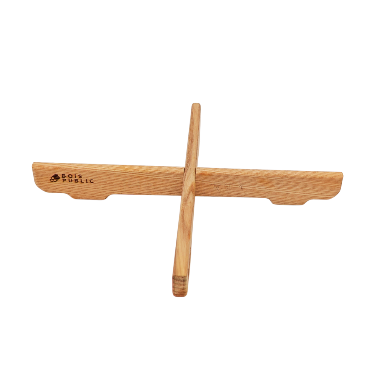 Sous-plat en bois de frêne revalorisé