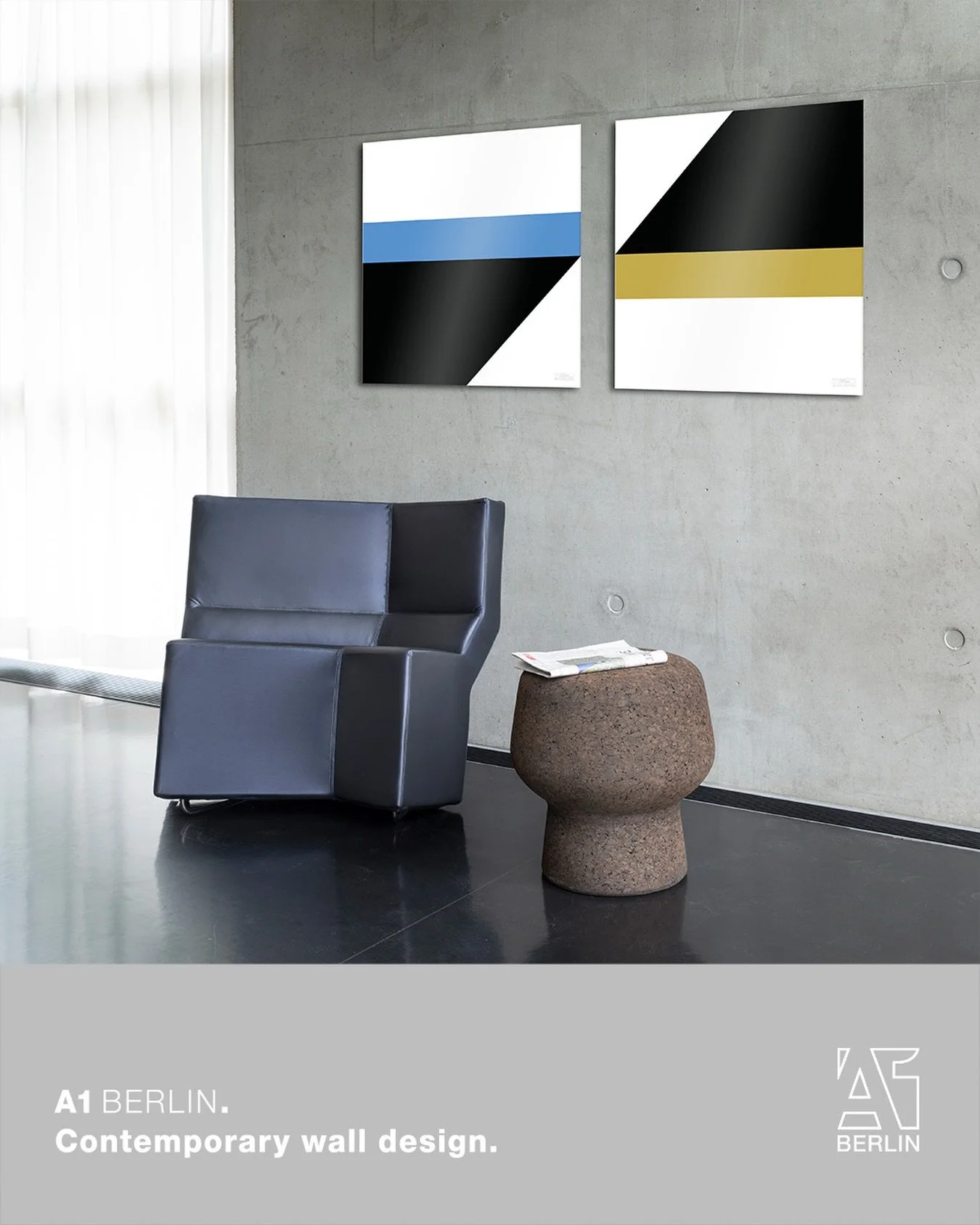 A1 BERLIN. Contemporary wall design.
Werk # 170A und 171A/2011. M&ouml;bel @classicon.

#bauhausdesign #interiordesign #graphicdesign
