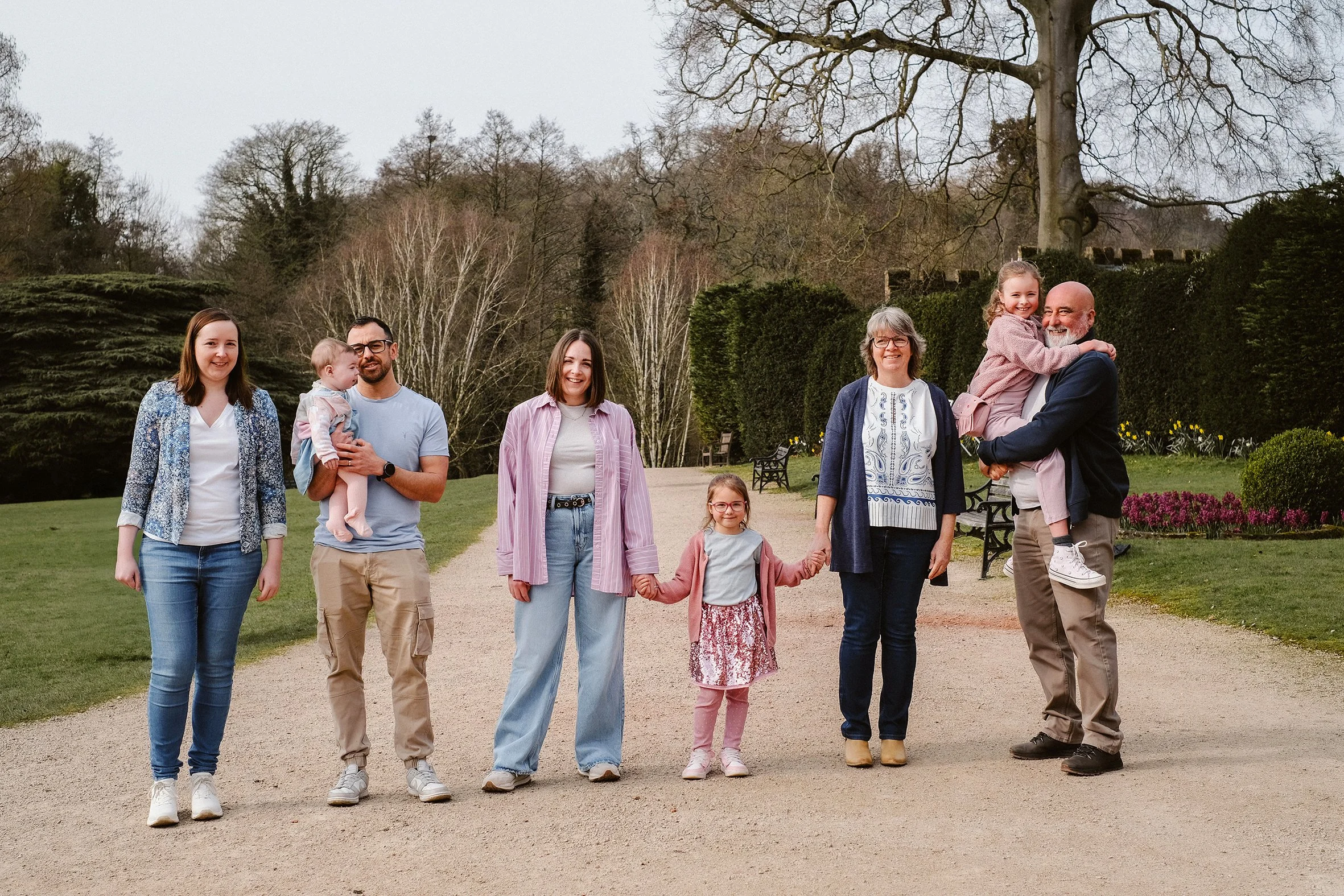 Large Family Photography, Newstead Abbey