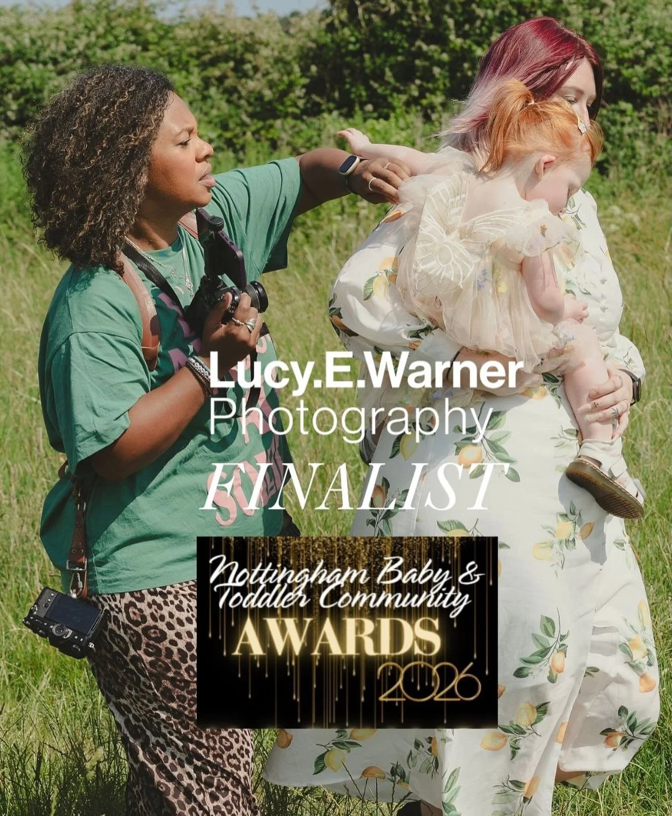 I'M A FINALIST!! ✨
@nottinghambabytoddlercommunity Awards: "Nottinghams Most Loved Family Photographer." 🤸🏽&zwj;♂️📸

I wasn&rsquo;t quite sure what to say about this, because even though this is the third year in a row, it never feels ex