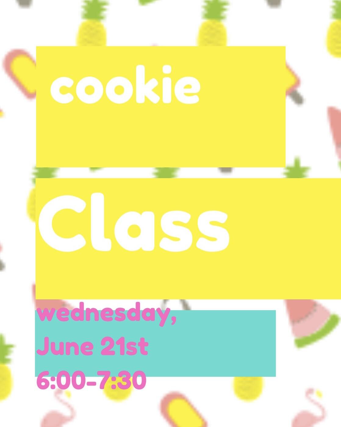 June cookie class is up&hellip; please visit the shop section of
Tanyascookieboutiquepa.com 
To register&hellip; class theme is summer fun 
😎⛱️🍉