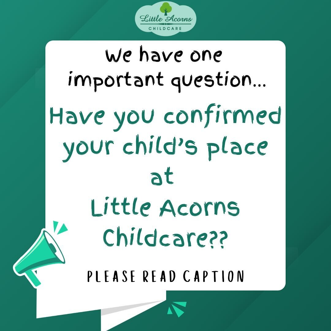 💬 Important information.
..
..
This is a friendly reminder that if you are wanting to confirm your child&rsquo;s place, we must have your paper work returned. Until then, your requested sessions may be taken by another child.
..
..
We are offering A