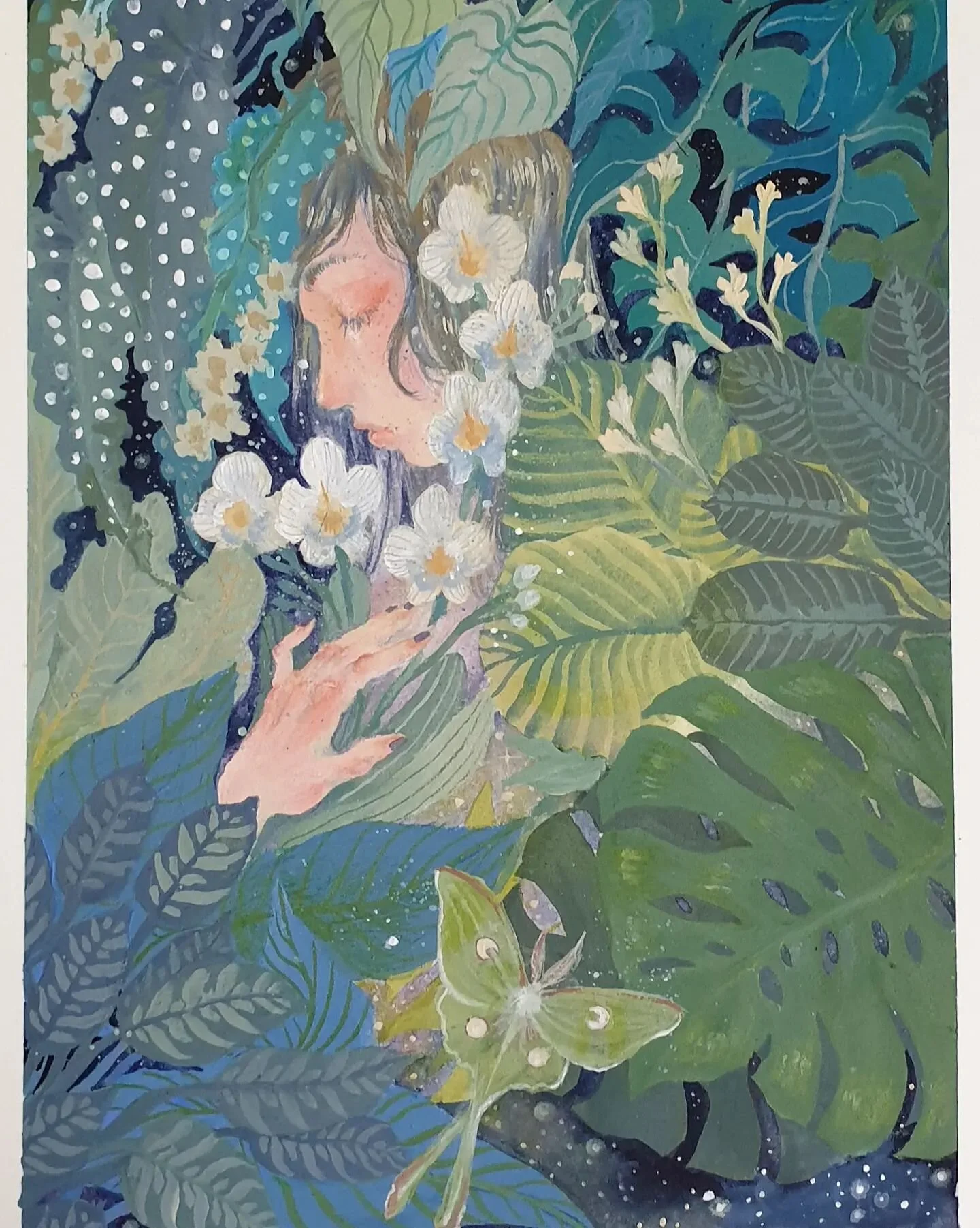 🌱 I'm alive guys 🌱

#illustration #plantmomaesthetic #plantillustration #acrylagouache #painting #fragility