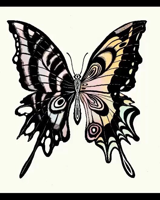 Working on some new designs #digitalillustration #metamorphose #butterflies🦋