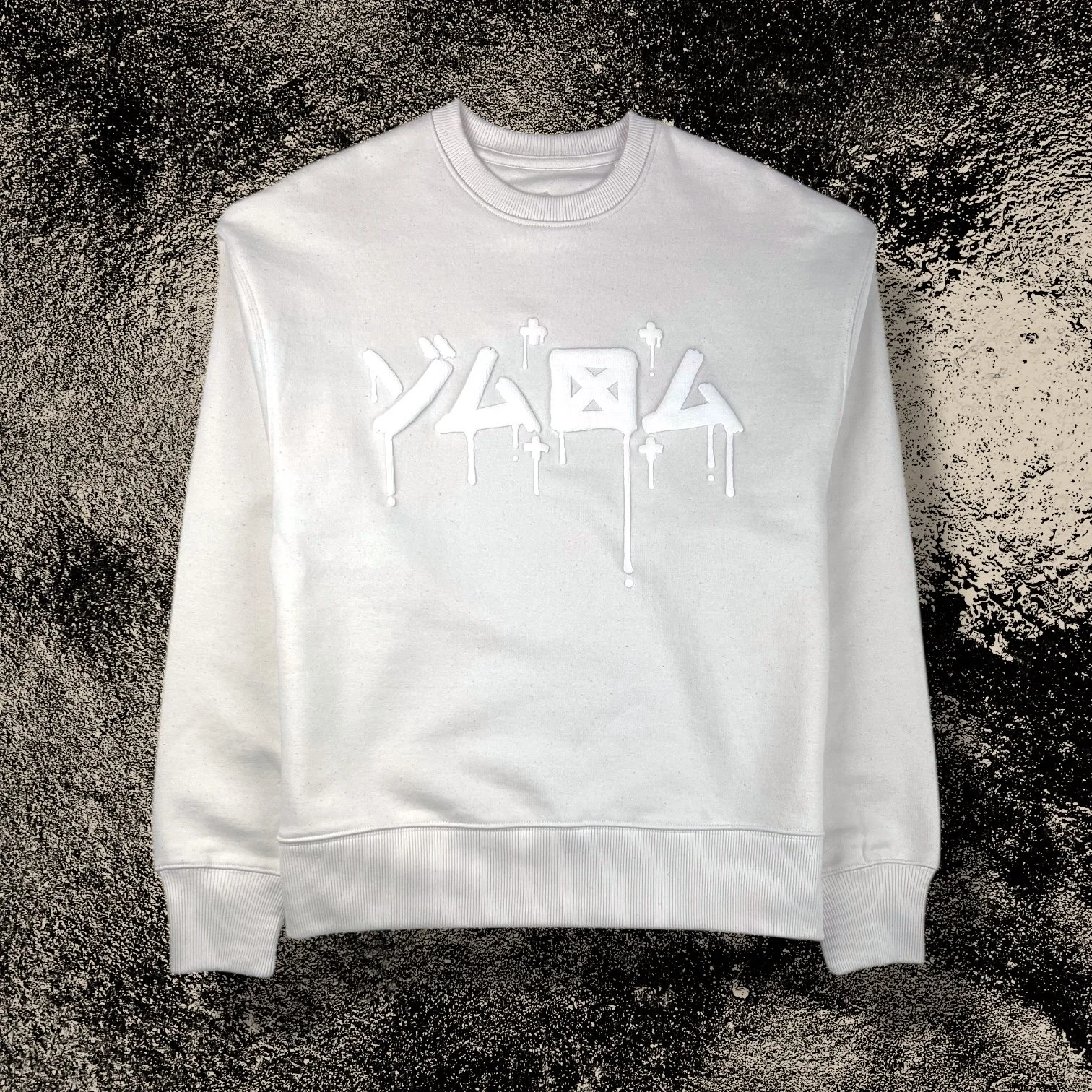 Zomlom_Drip Heavy Sweater - Raw Cotton