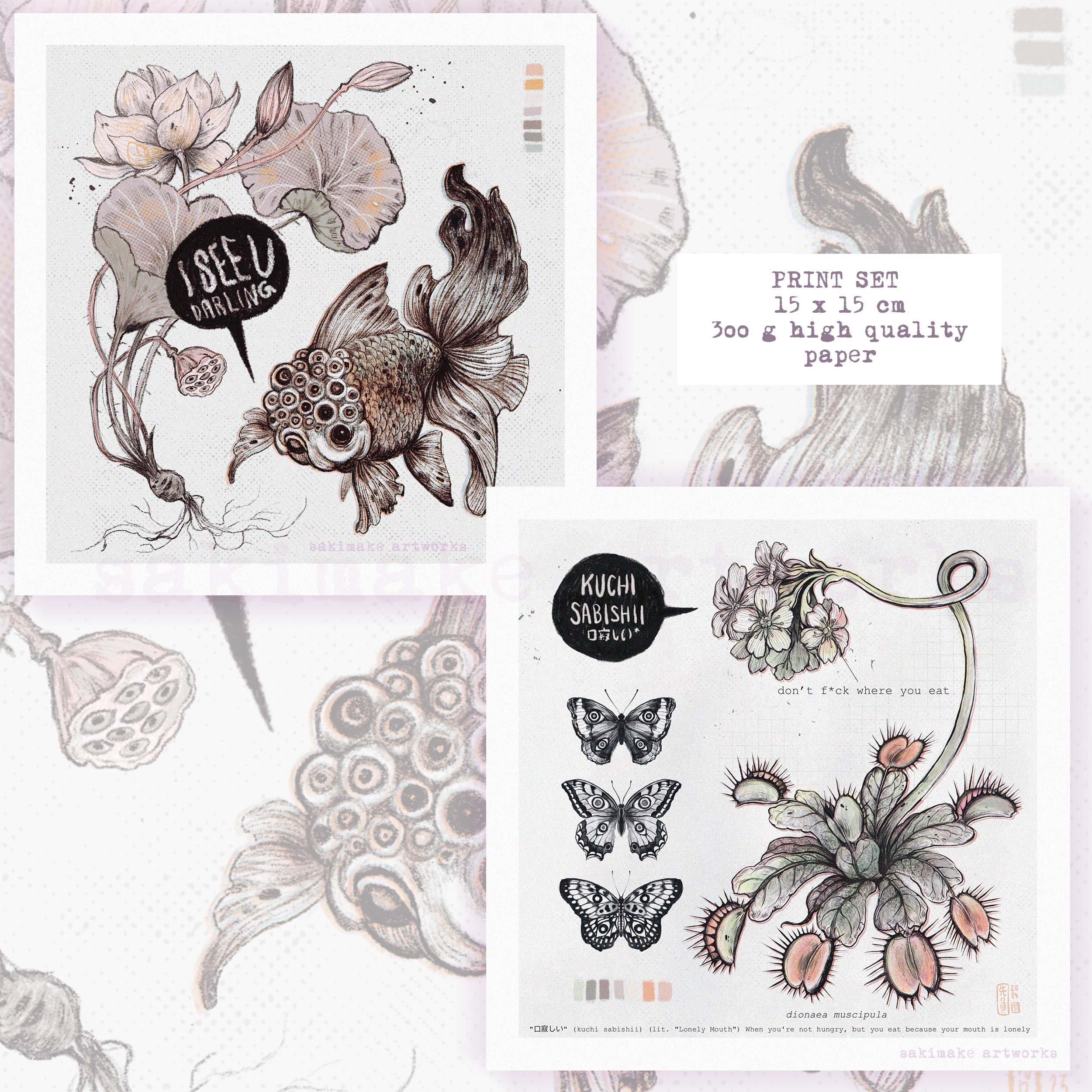 Biobotanica Sketches - Print Set