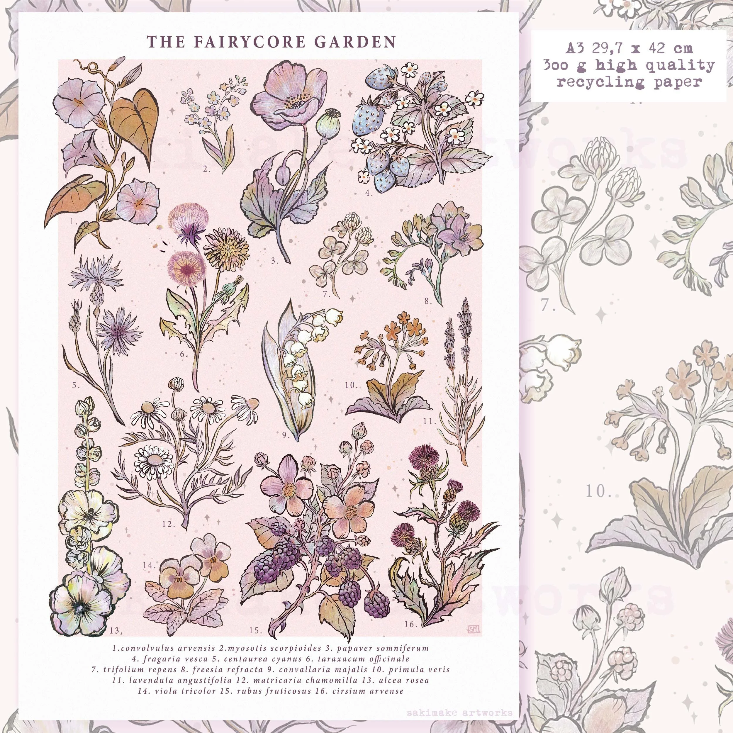 Fairycore Garden - Poster A3