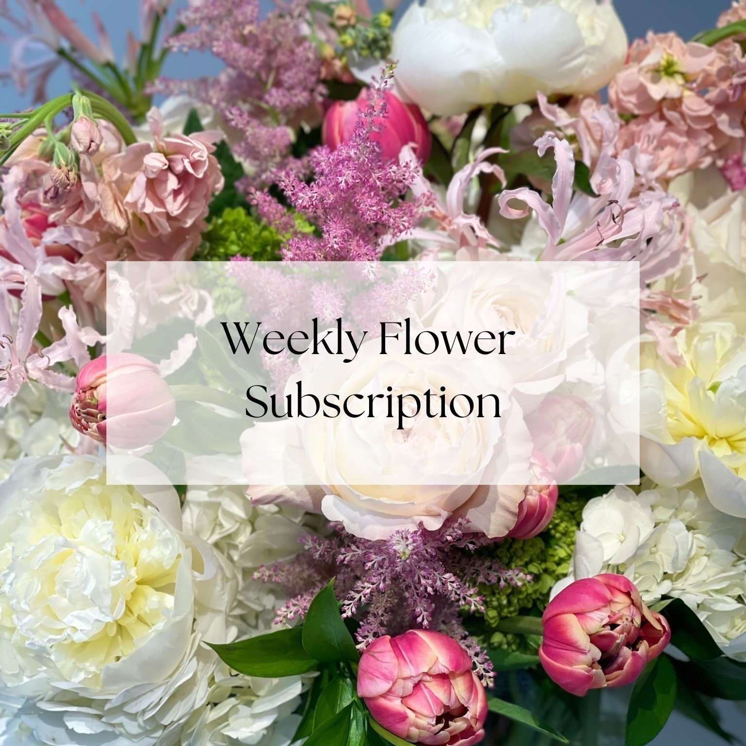 Weekly fresh flower delivery Columbus Ohio